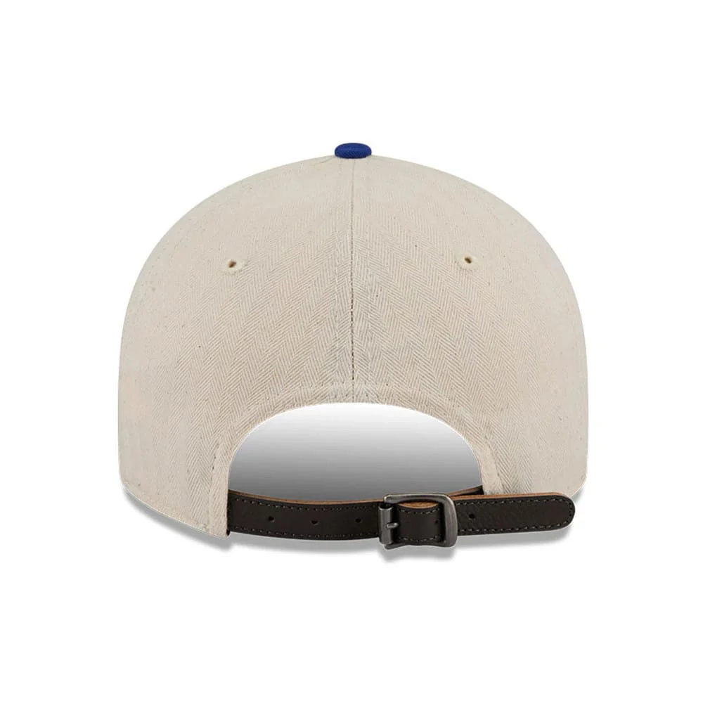 LA Dodgers MLB Americana Herringbone Dark White Retro Crown 9FIFTY Adjustable Cap - Image 3