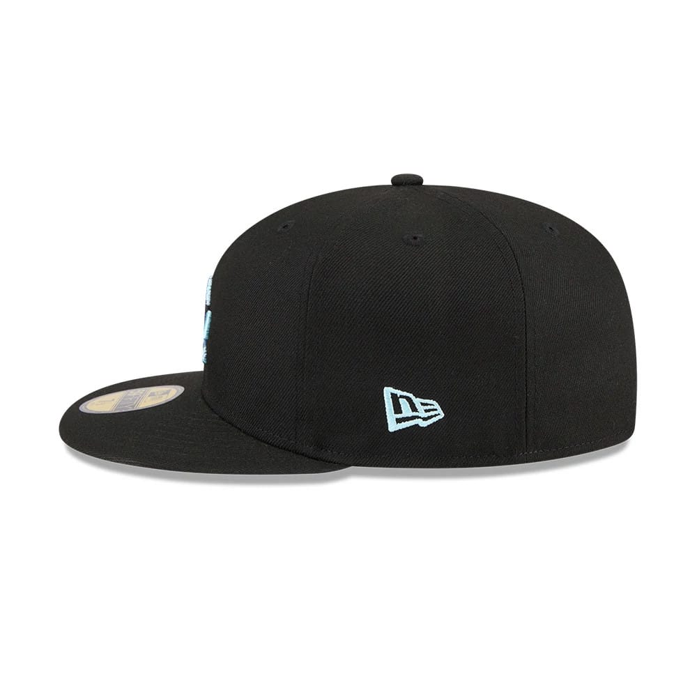 LA Dodgers MLB Camo Infill Black 59FIFTY Fitted Cap - Image 6