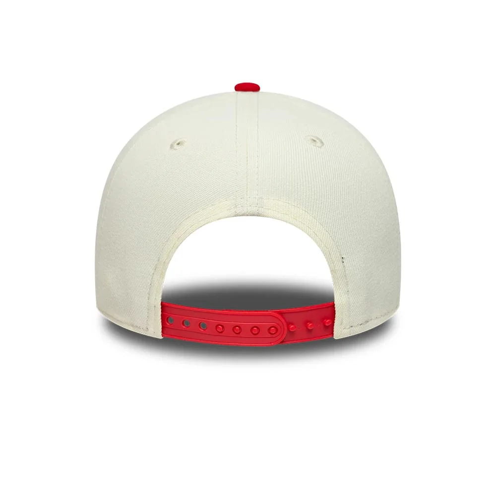 LA Dodgers MLB Chrome Scarlet Cream 9FORTY A-Frame Adjustable Cap - Image 5