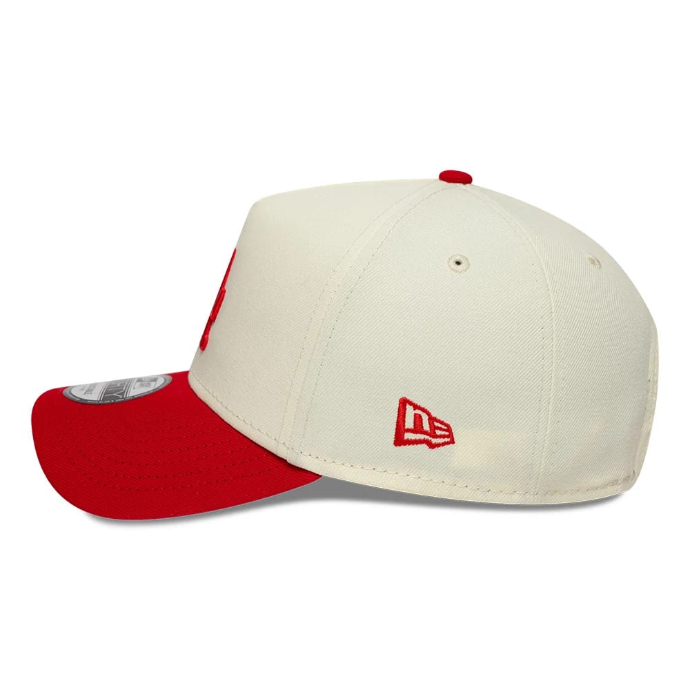 LA Dodgers MLB Chrome Scarlet Cream 9FORTY A-Frame Adjustable Cap - Image 6