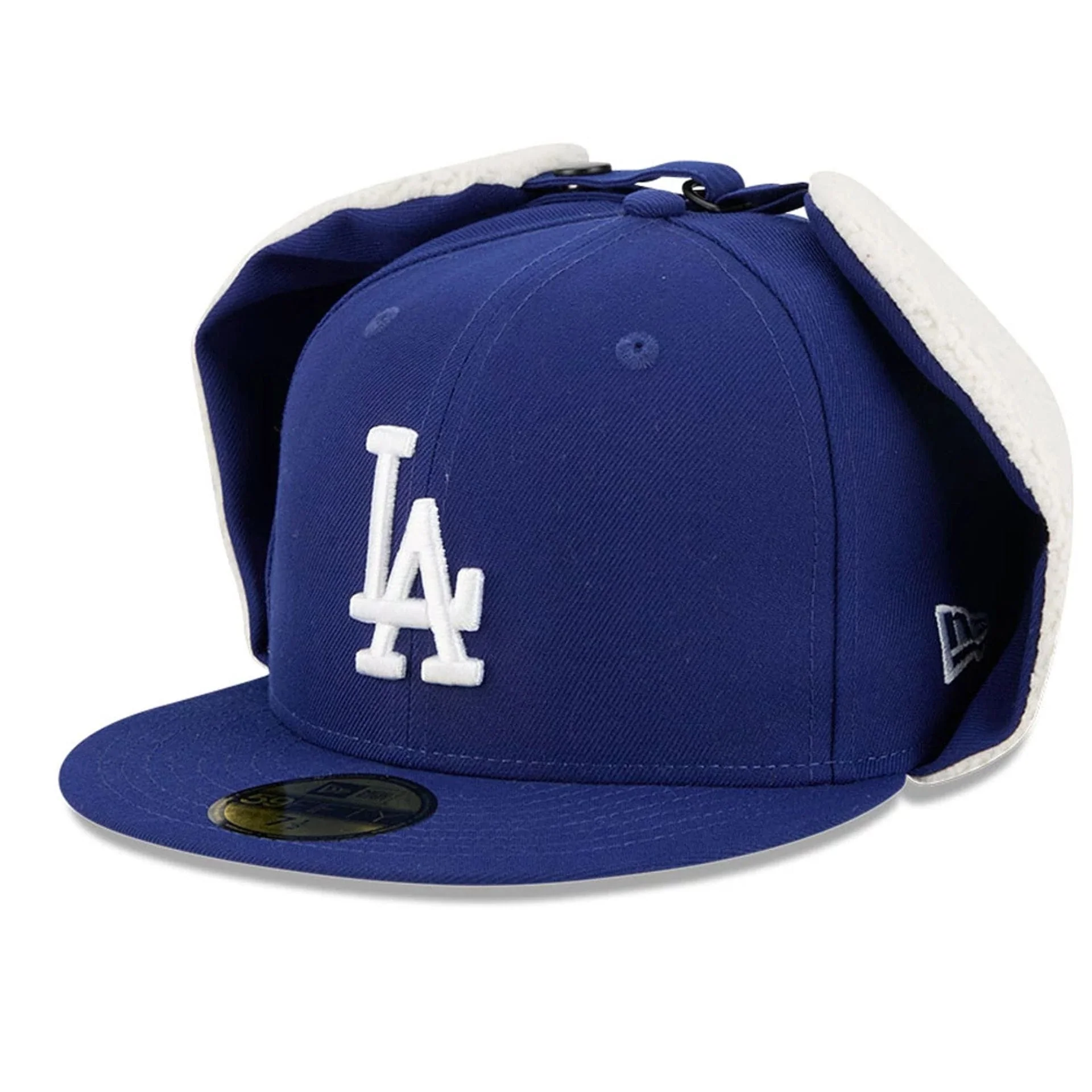 LA Dodgers MLB Classic Dark Blue Dogear 59FIFTY Fitted Cap