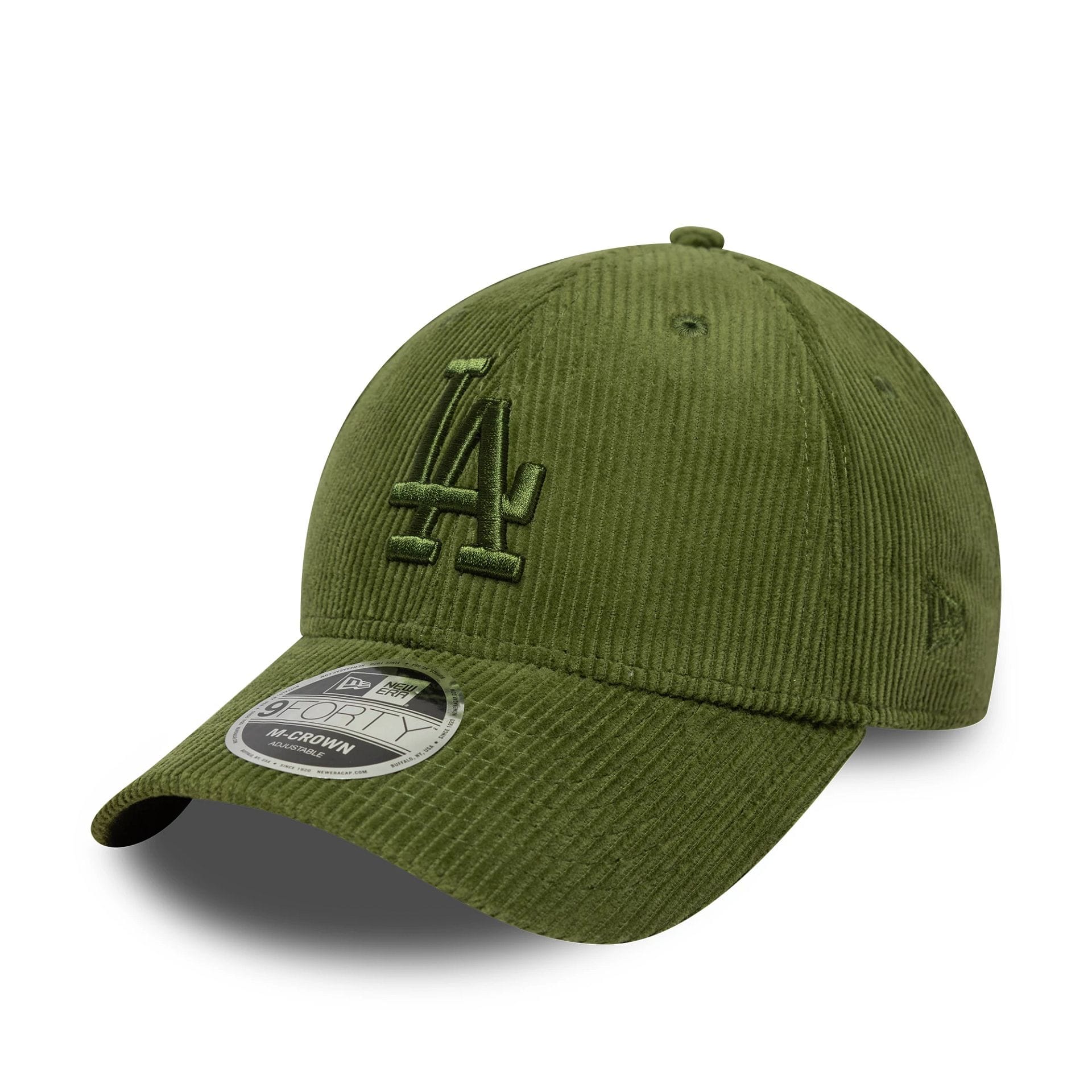 LA Dodgers MLB Cord Dark Green 9FORTY M-Crown Adjustable Cap