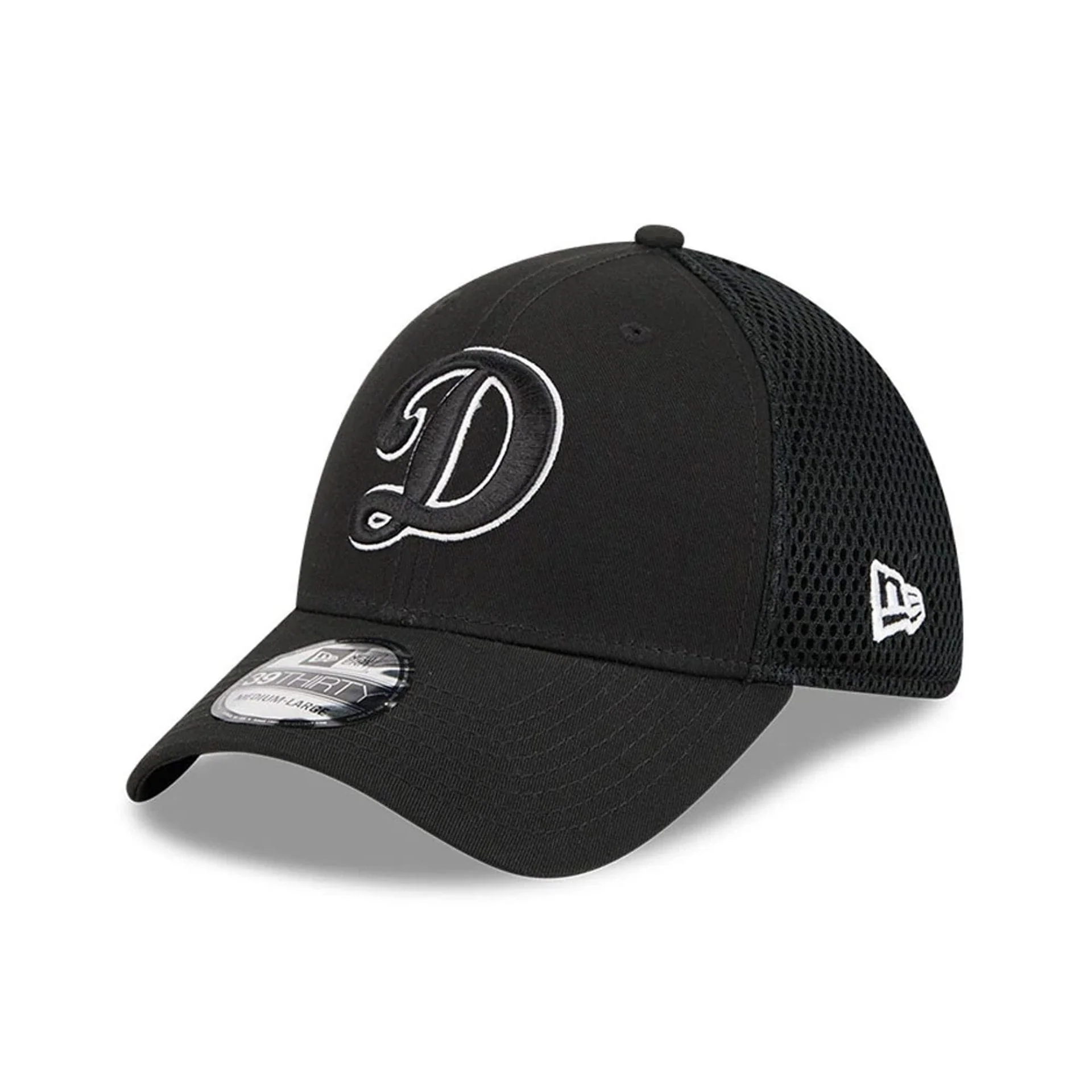 LA Dodgers MLB Evergreen Neo Black 39THIRTY Stretch Fit Cap