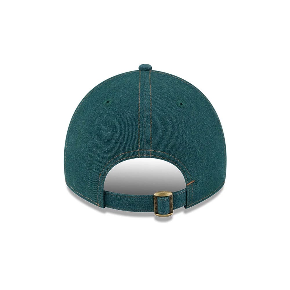 LA Dodgers MLB Forest Denim Green 9TWENTY A-Frame Adjustable Cap - Image 6