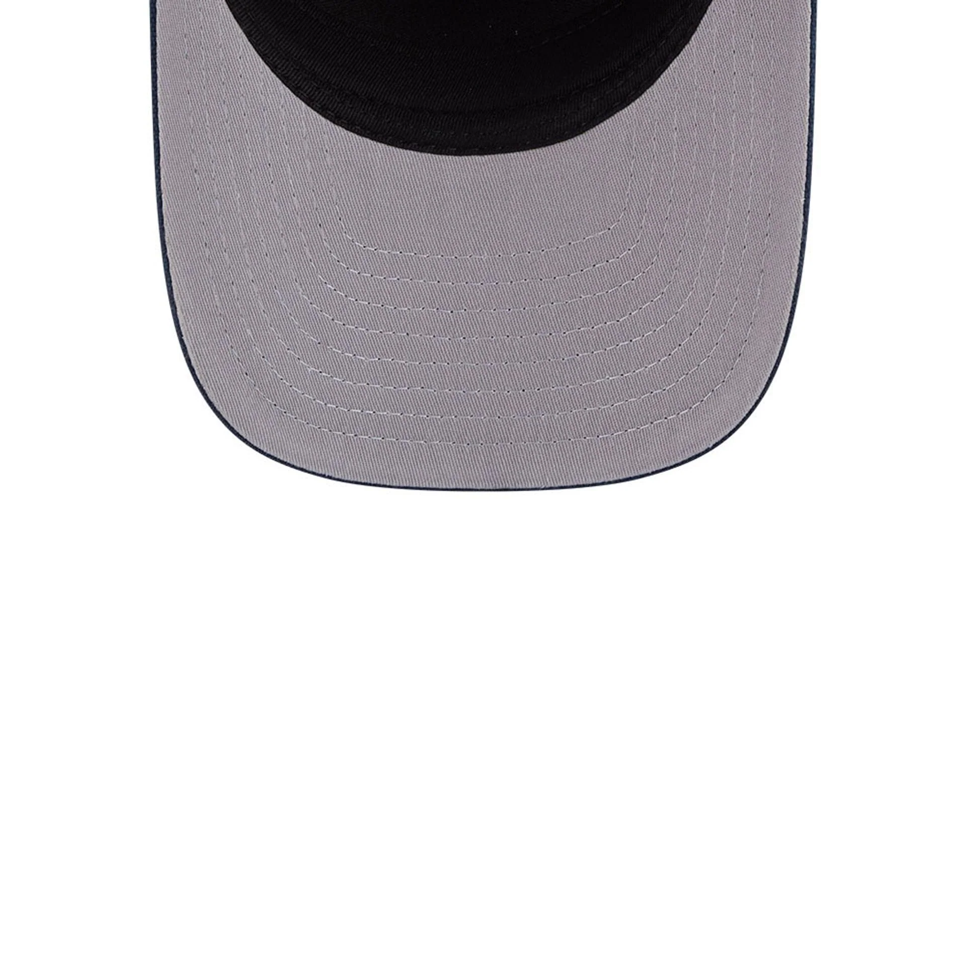 LA Dodgers MLB Grained Dark Blue 9FIFTY A-Frame Snapback Adjustable Cap - Image 2