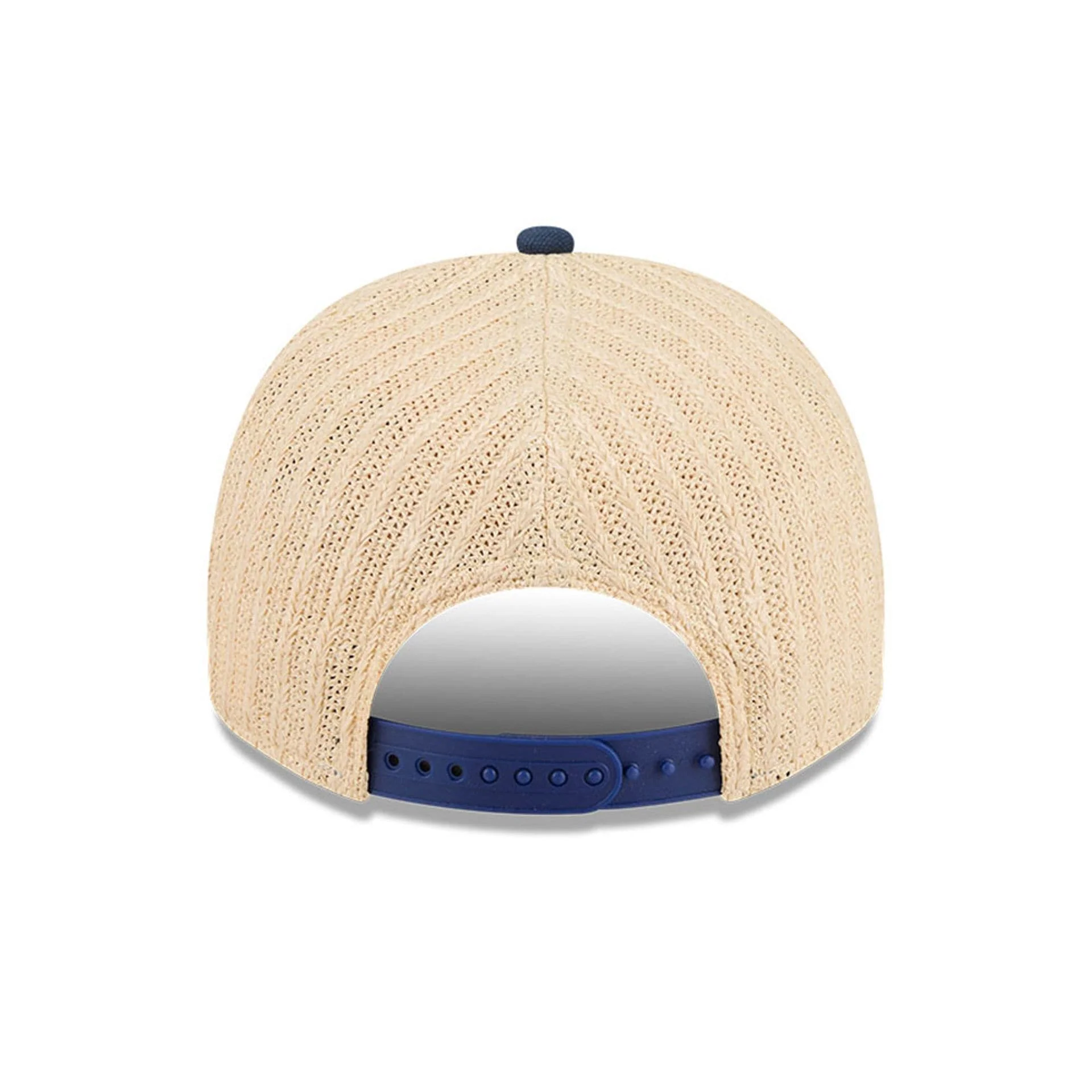 LA Dodgers MLB Grained Dark Blue 9FIFTY A-Frame Snapback Adjustable Cap - Image 6