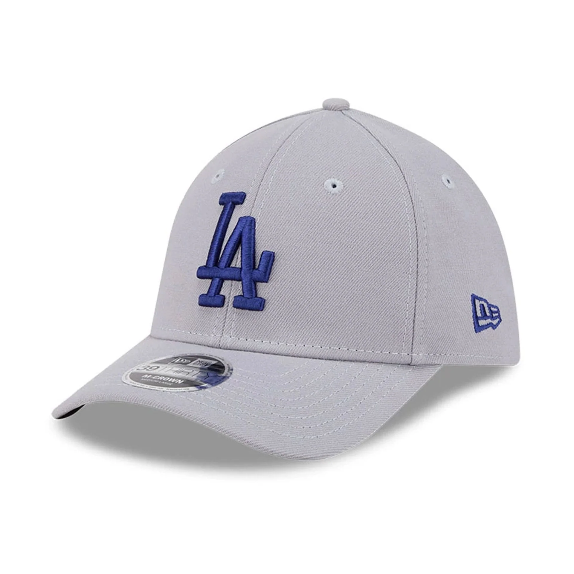 LA Dodgers MLB Grey 39THIRTY M-Crown Stretch Fit Cap
