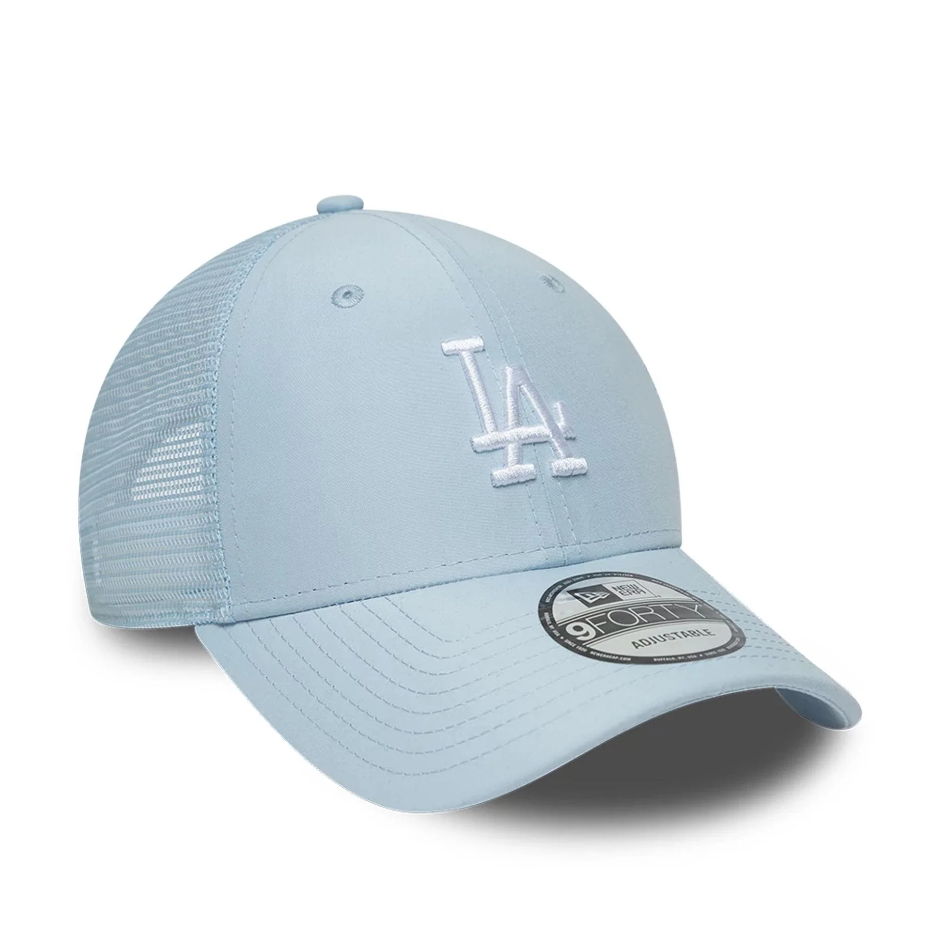 LA Dodgers MLB Homefield Pastel Blue 9FORTY Trucker Adjustable Cap - Image 3