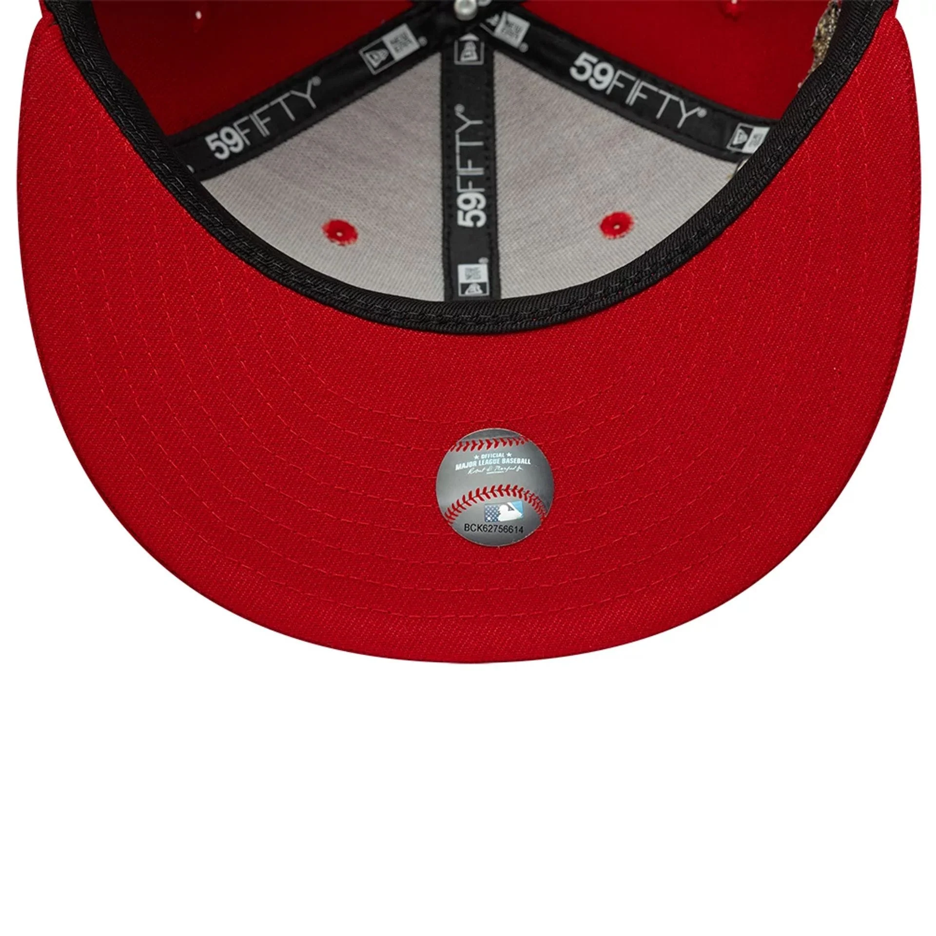 LA Dodgers MLB Horseshoe Red 59FIFTY Fitted Cap - Image 7