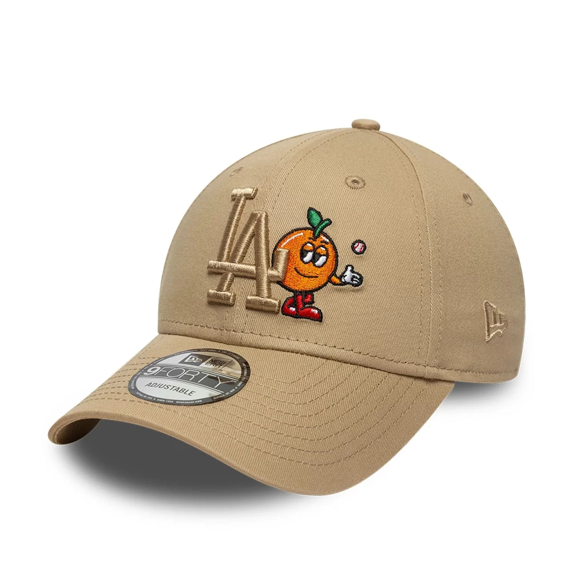 LA Dodgers MLB Icon Beige 9FORTY Adjustable Cap