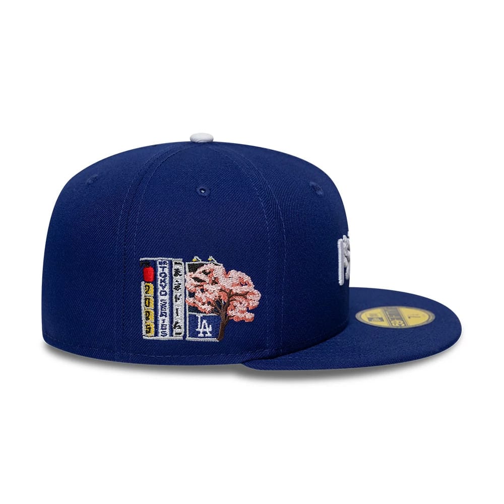 LA Dodgers MLB Kanji Dark Blue 59FIFTY Fitted Cap - Image 6
