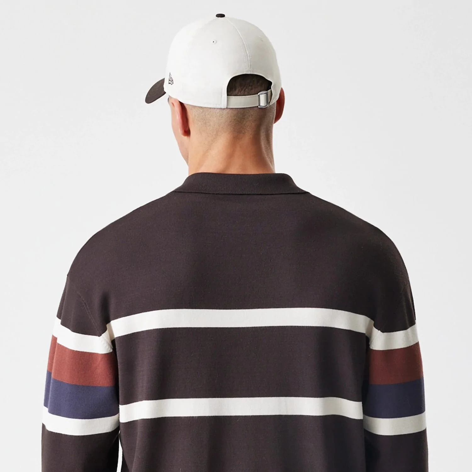 LA Dodgers MLB Knit Brown Rugby Shirt - Image 8