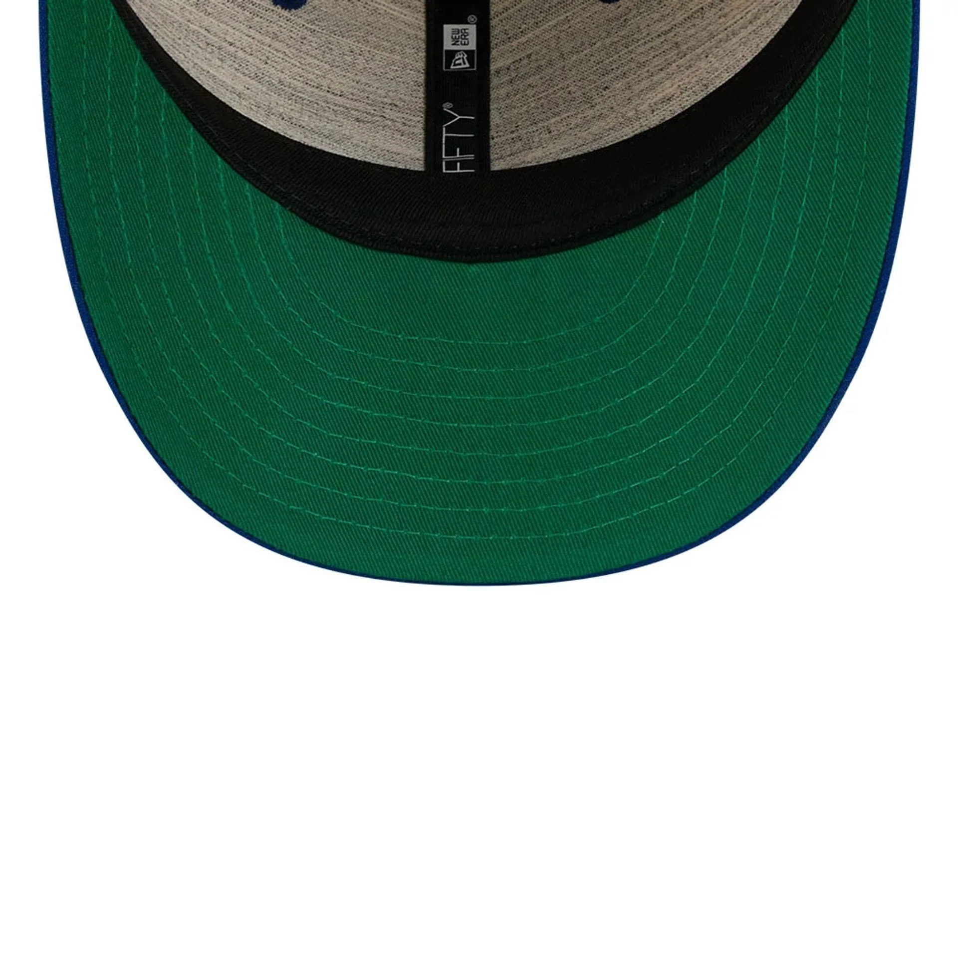 LA Dodgers MLB Linen Black Retro Crown 59FIFTY Fitted Cap - Image 2