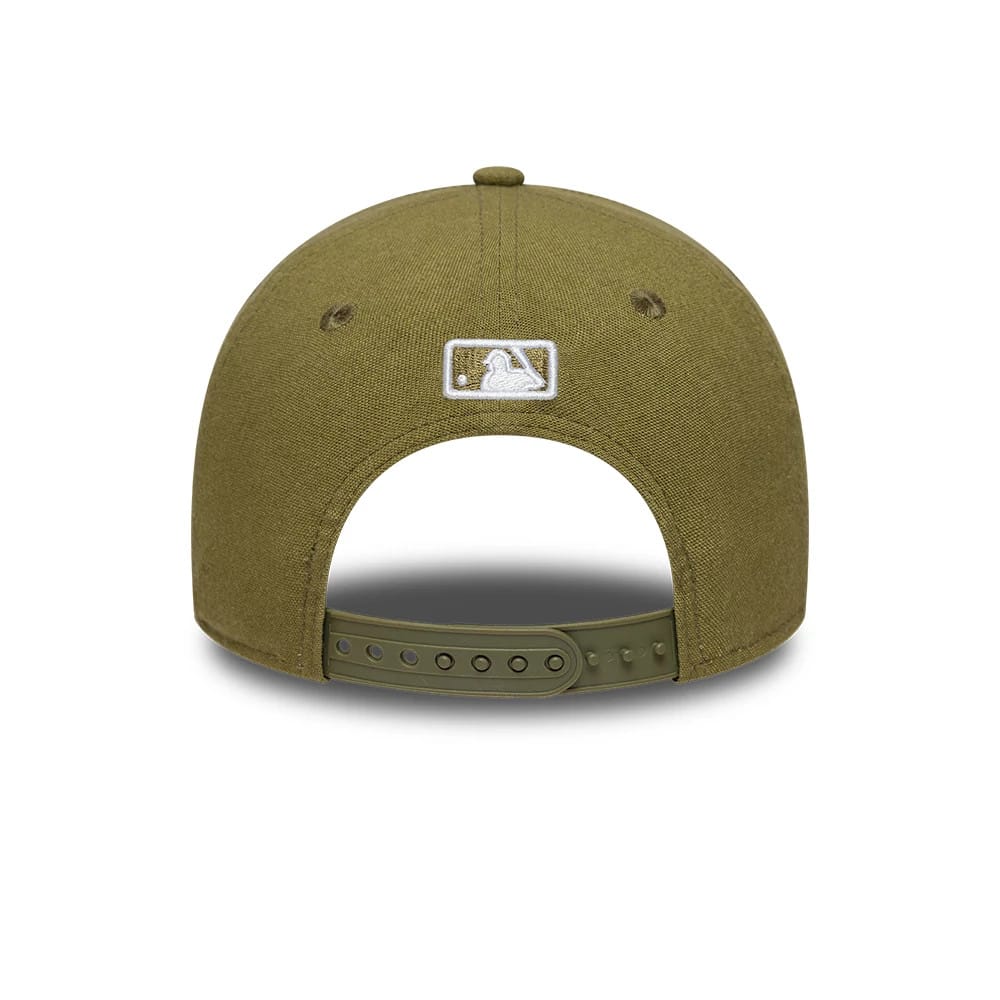 LA Dodgers MLB Linen Dark Green 9FORTY M-Crown Adjustable Cap - Image 4