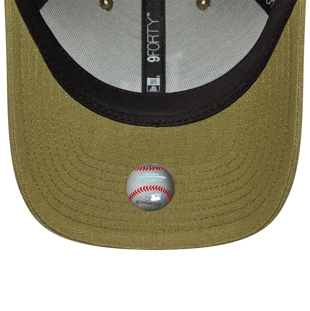 LA Dodgers MLB Linen Dark Green 9FORTY M-Crown Adjustable Cap - Image 5