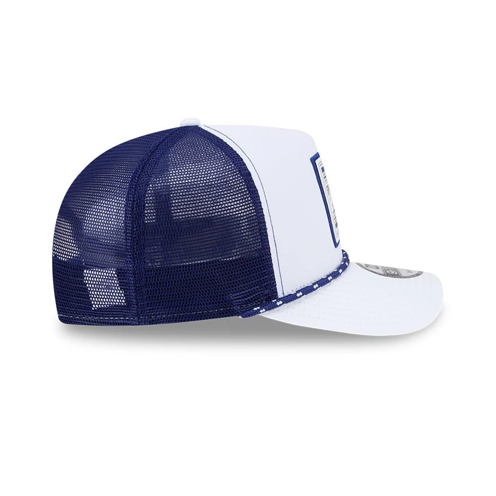 LA Dodgers MLB Lines White 9FIFTY A-Frame Snapback Adjustable Cap - Image 6
