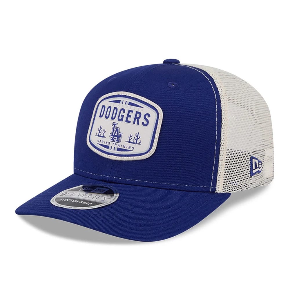 LA Dodgers MLB Patch Dark Blue 9SEVENTY Stretch Snap Adjustable Cap
