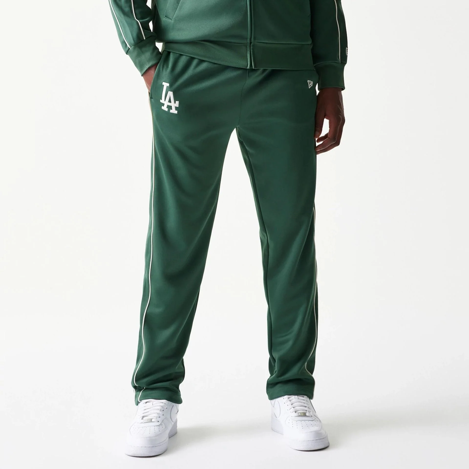 LA Dodgers MLB Piping Dark Green Straight Leg Joggers