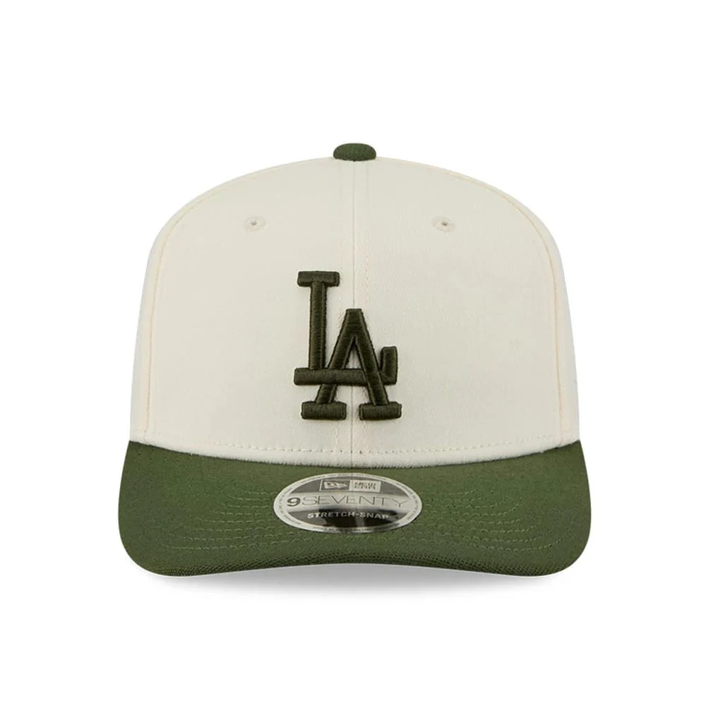 LA Dodgers MLB Rifle Green 9SEVENTY Stretch Snap Adjustable Cap - Image 3