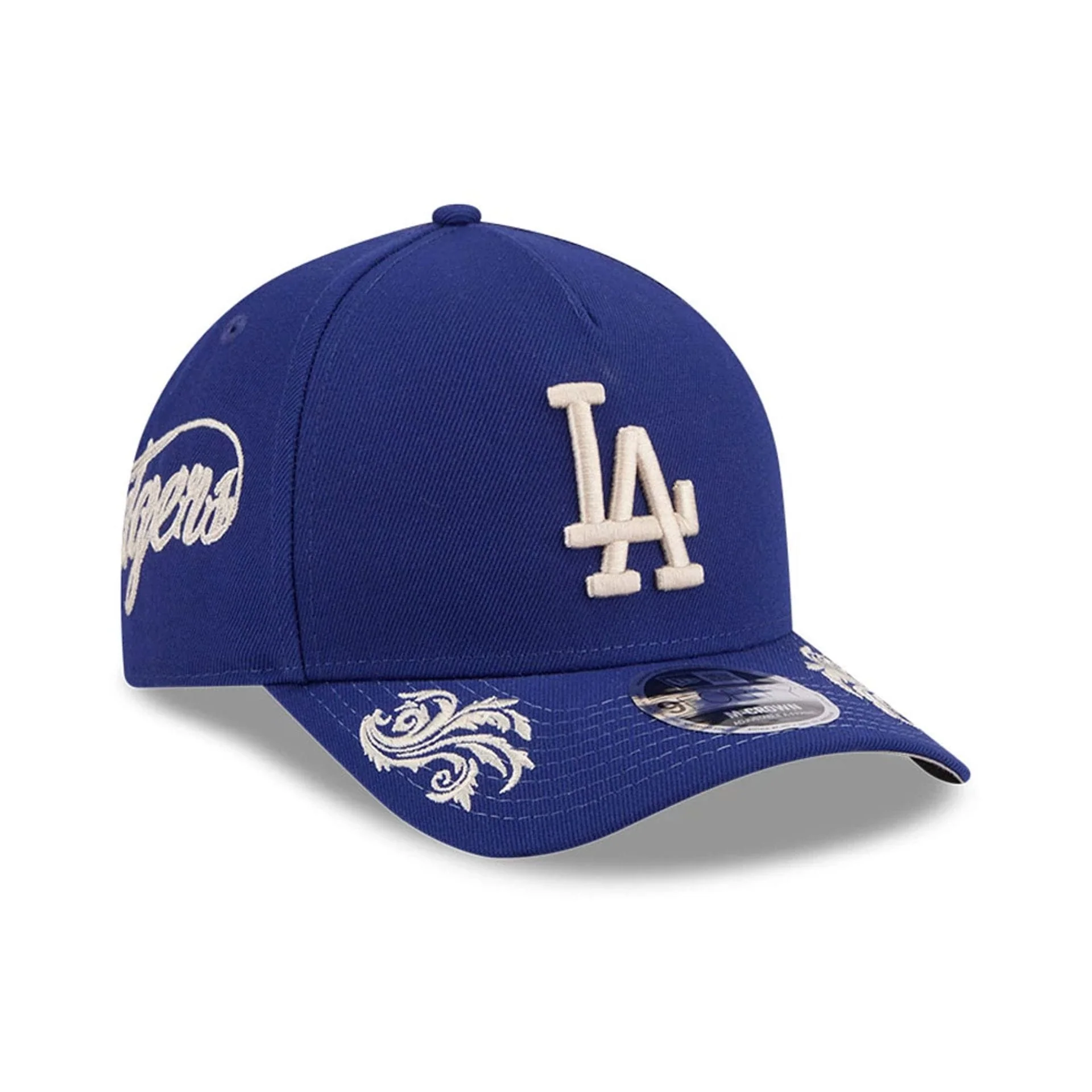 LA Dodgers MLB Script Dark Blue 9FORTY M-Crown A-Frame Adjustable Cap