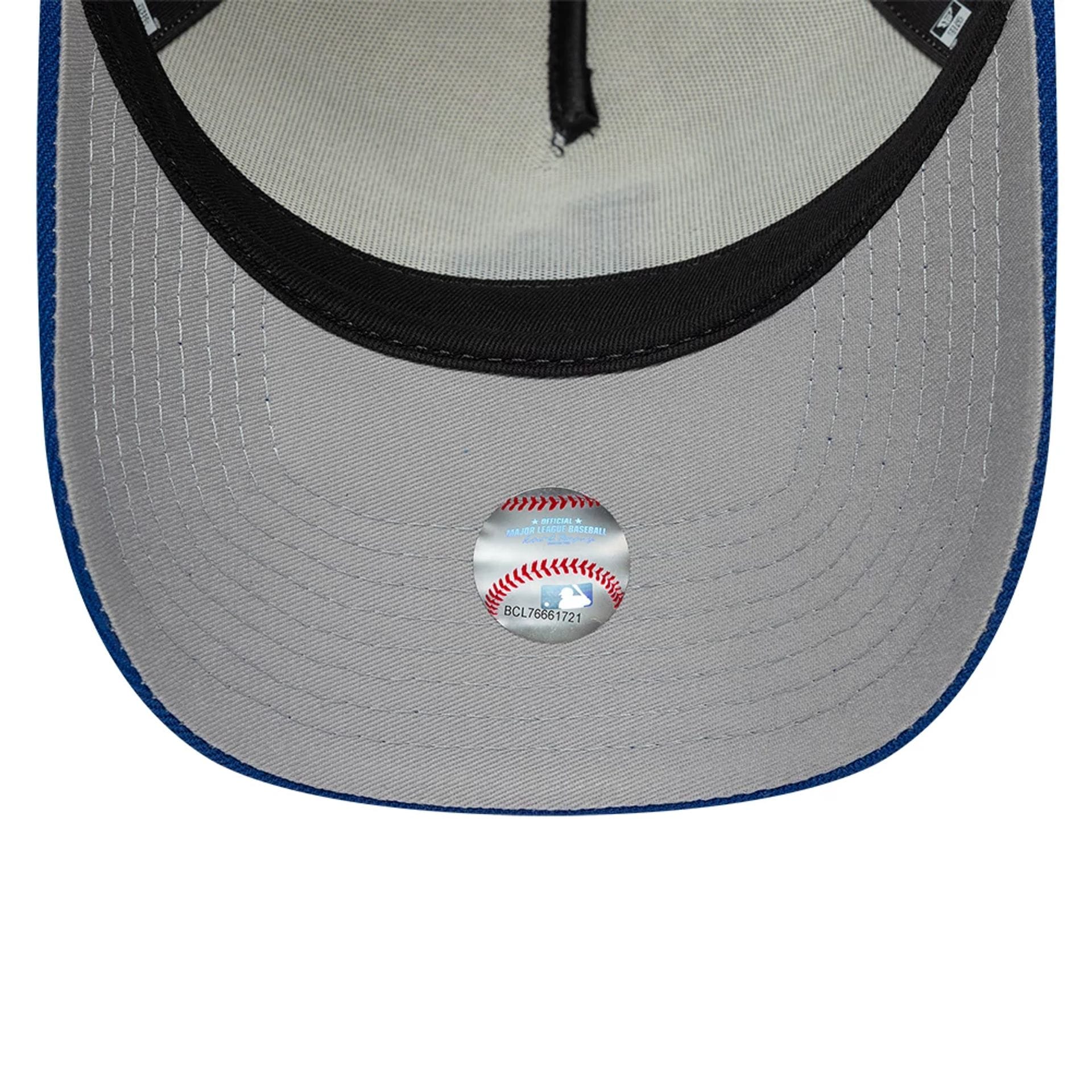 LA Dodgers MLB Side Hit Cream 9FORTY E-Frame Adjustable Cap - Image 2