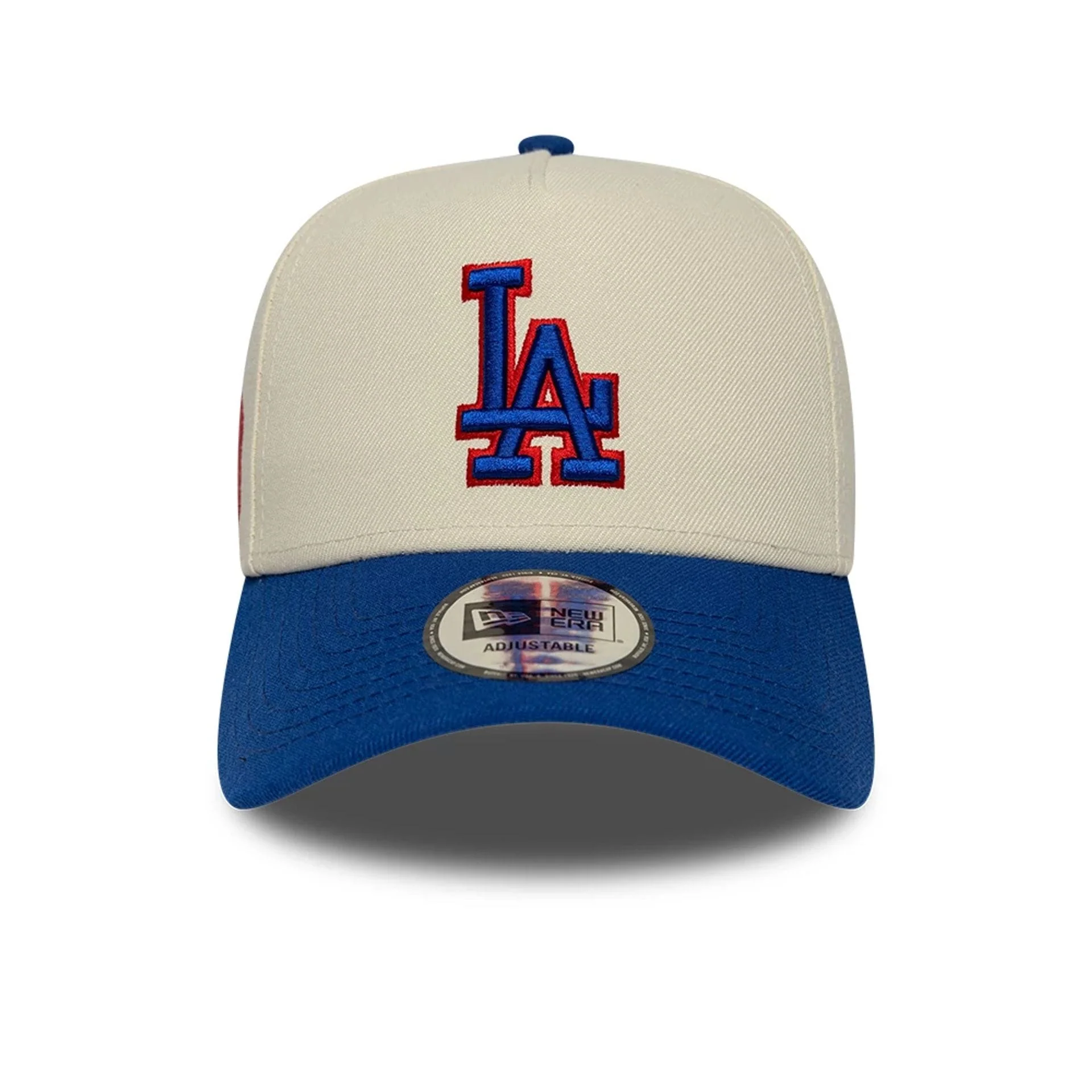 LA Dodgers MLB Side Hit Cream 9FORTY E-Frame Adjustable Cap - Image 3
