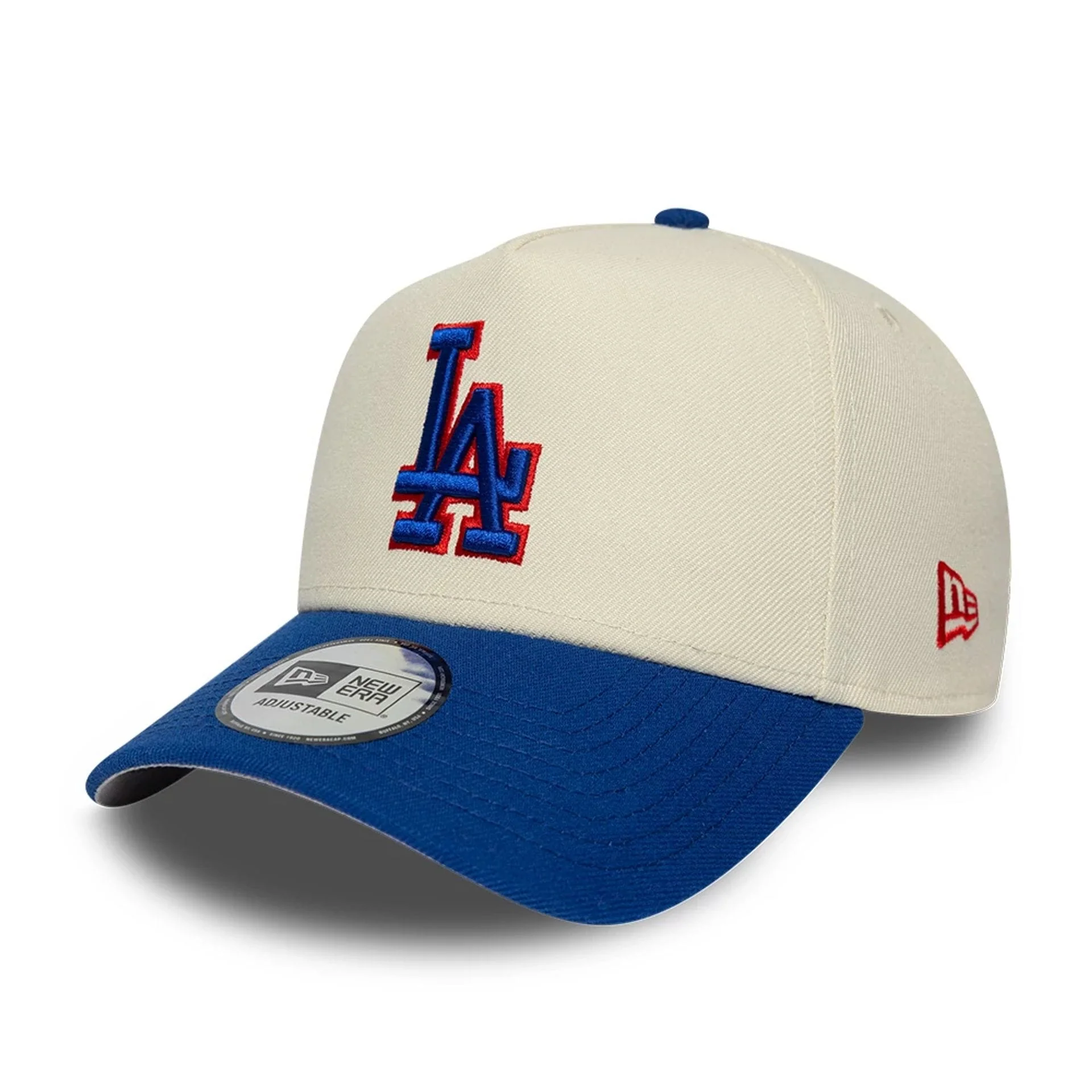 LA Dodgers MLB Side Hit Cream 9FORTY E-Frame Adjustable Cap - Image 4