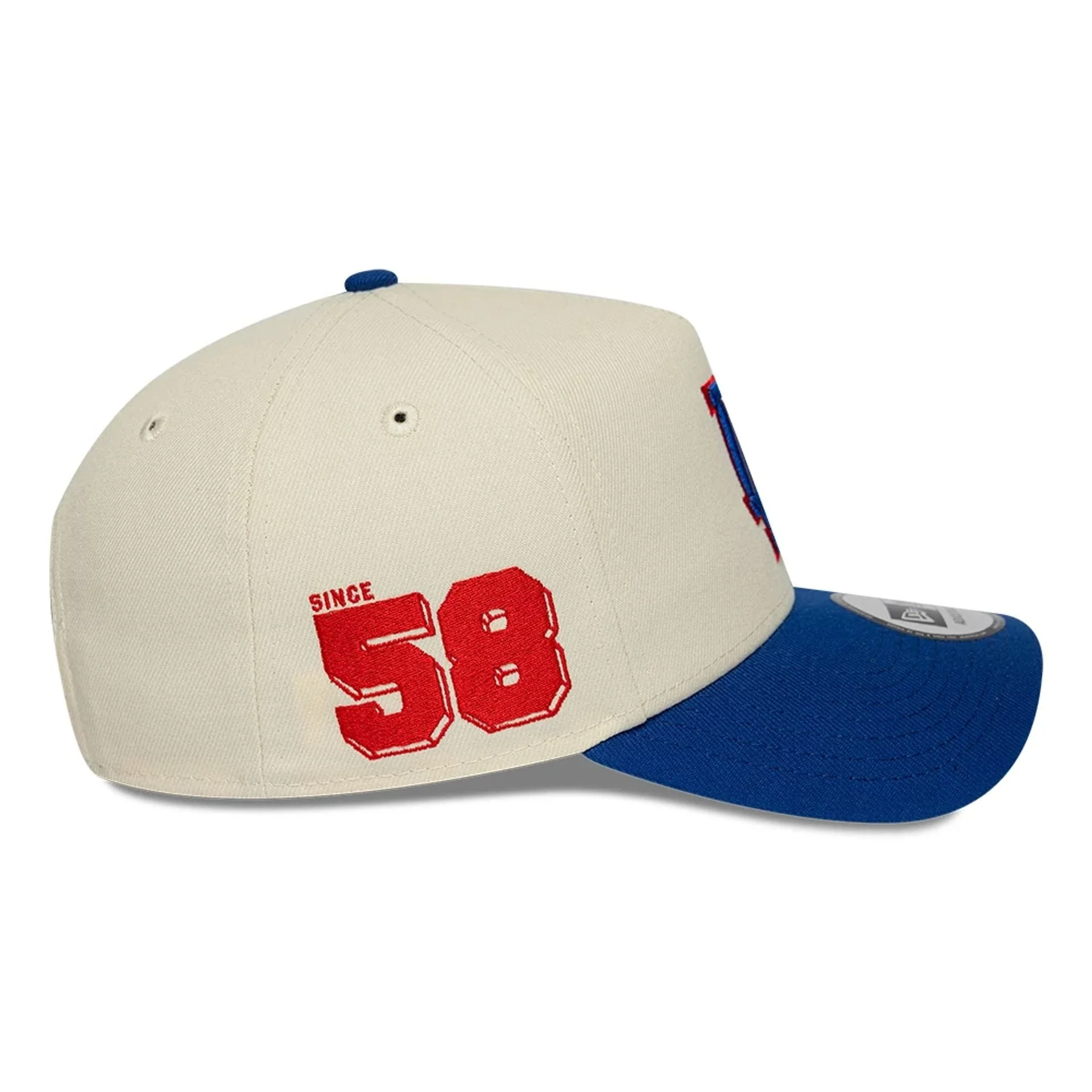 LA Dodgers MLB Side Hit Cream 9FORTY E-Frame Adjustable Cap - Image 5