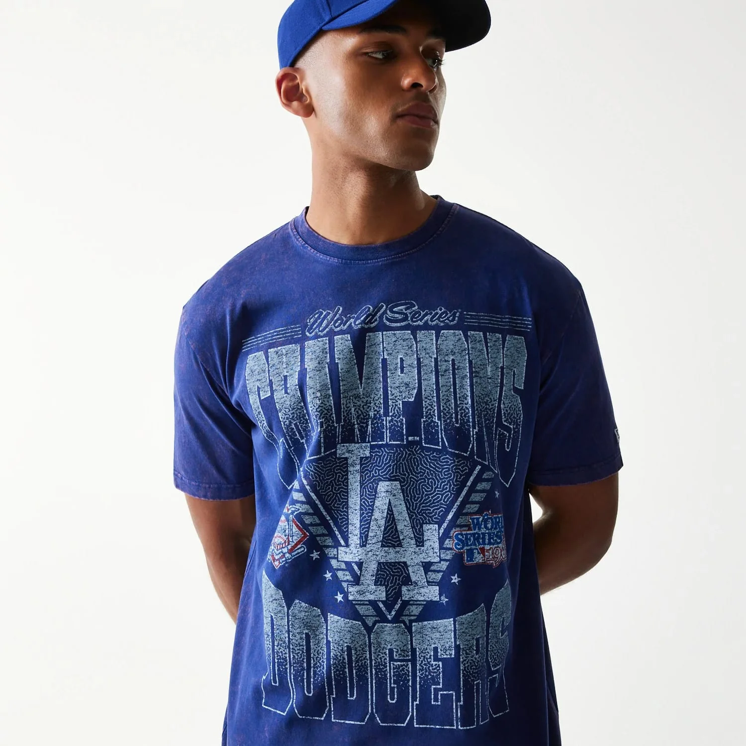 LA Dodgers MLB Sport Classic Dark Blue T-Shirt - Image 3