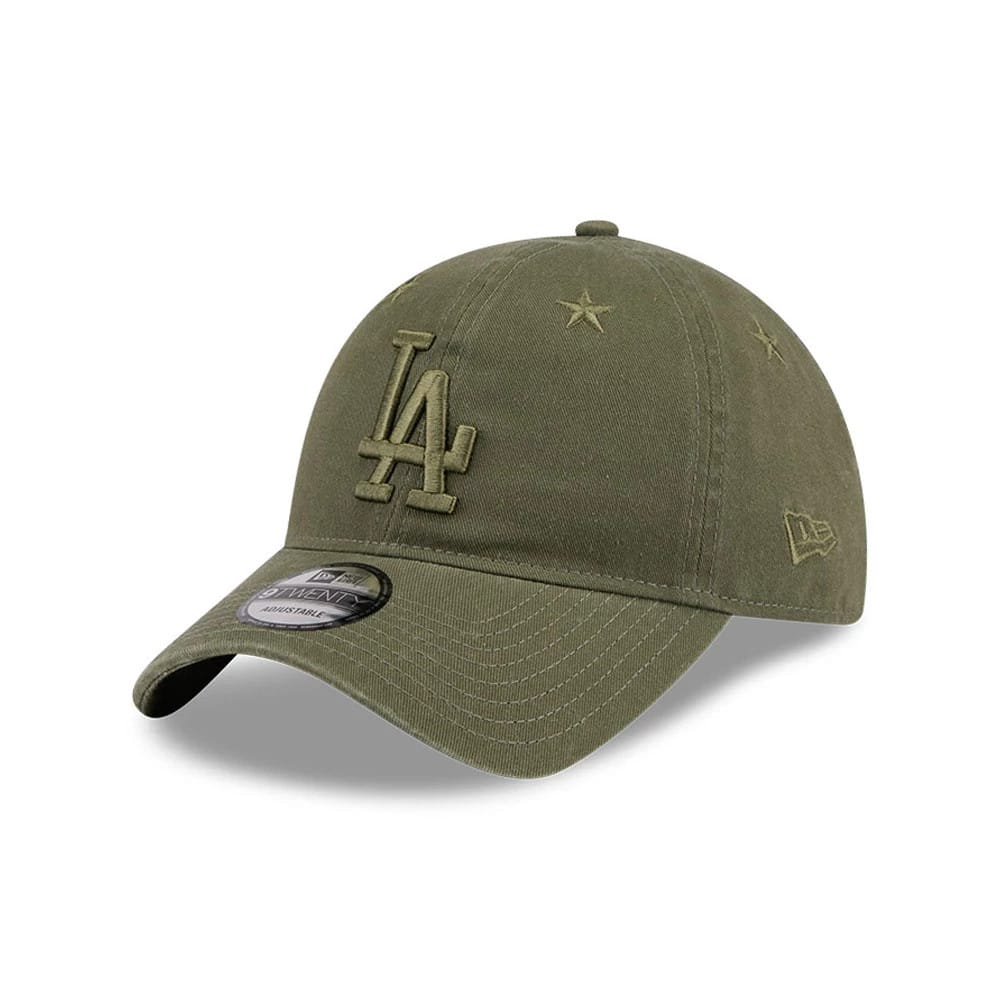 LA Dodgers MLB Starry Eyelet Green 9TWENTY Adjustable Cap