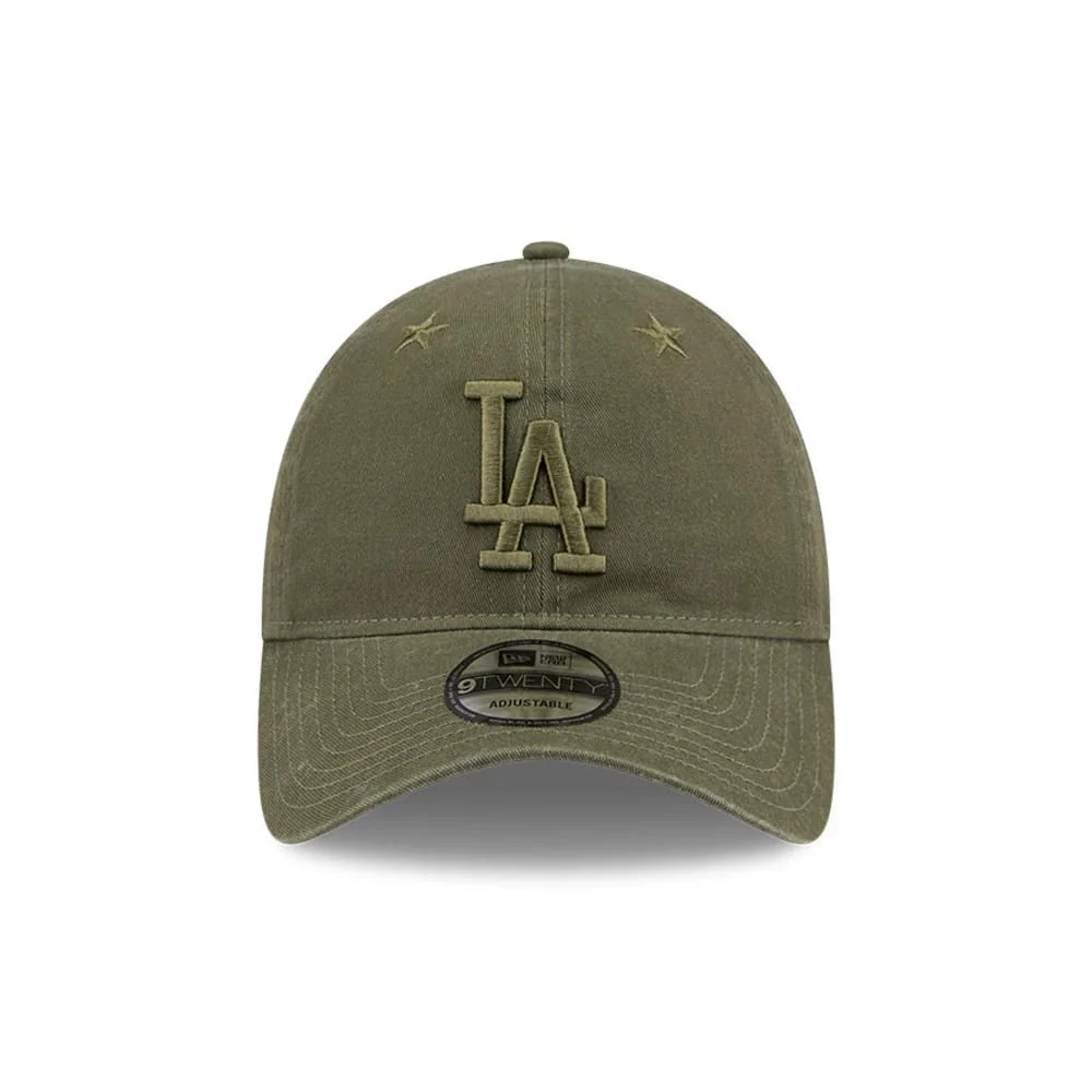 LA Dodgers MLB Starry Eyelet Green 9TWENTY Adjustable Cap - Image 2