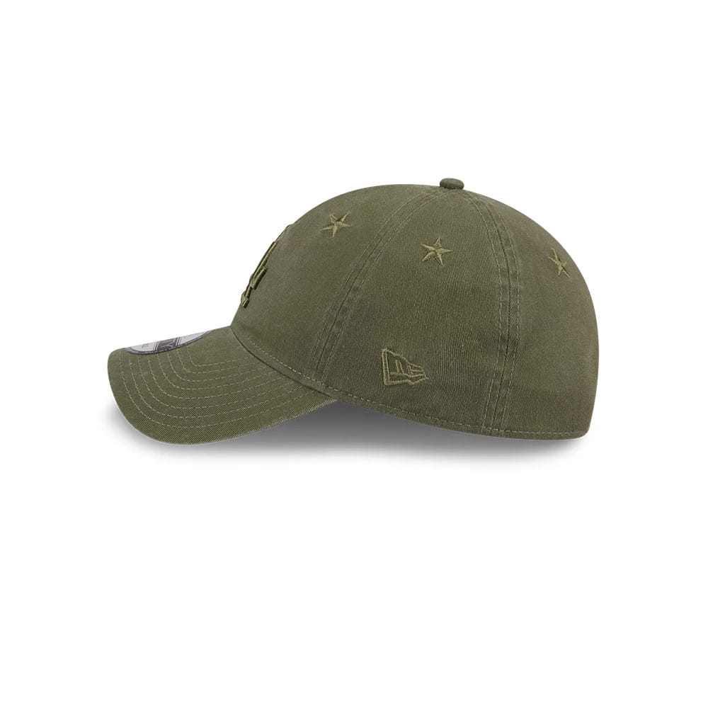 LA Dodgers MLB Starry Eyelet Green 9TWENTY Adjustable Cap - Image 4