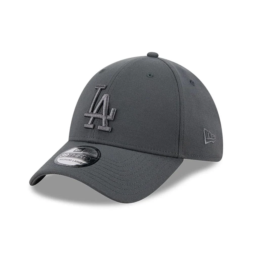 LA Dodgers MLB Steel Charcoal 39THIRTY Stretch Fit Cap