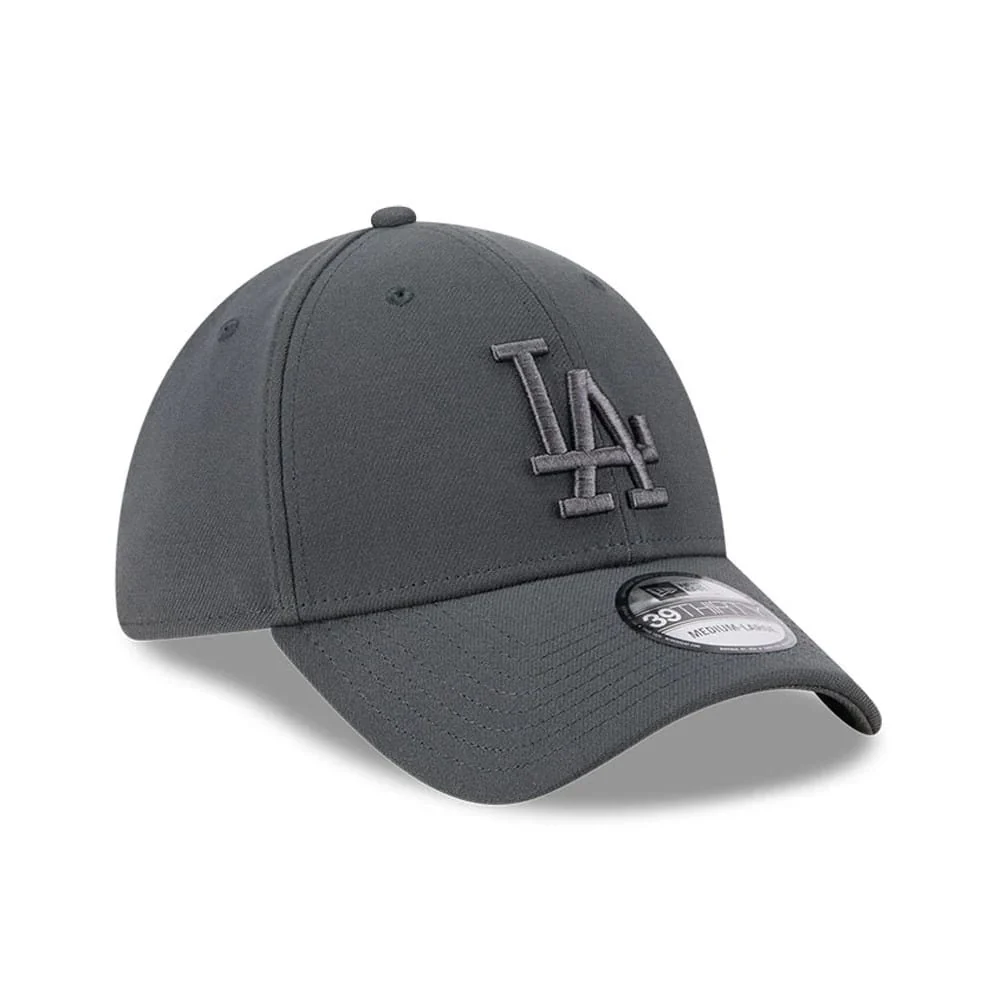 LA Dodgers MLB Steel Charcoal 39THIRTY Stretch Fit Cap - Image 3