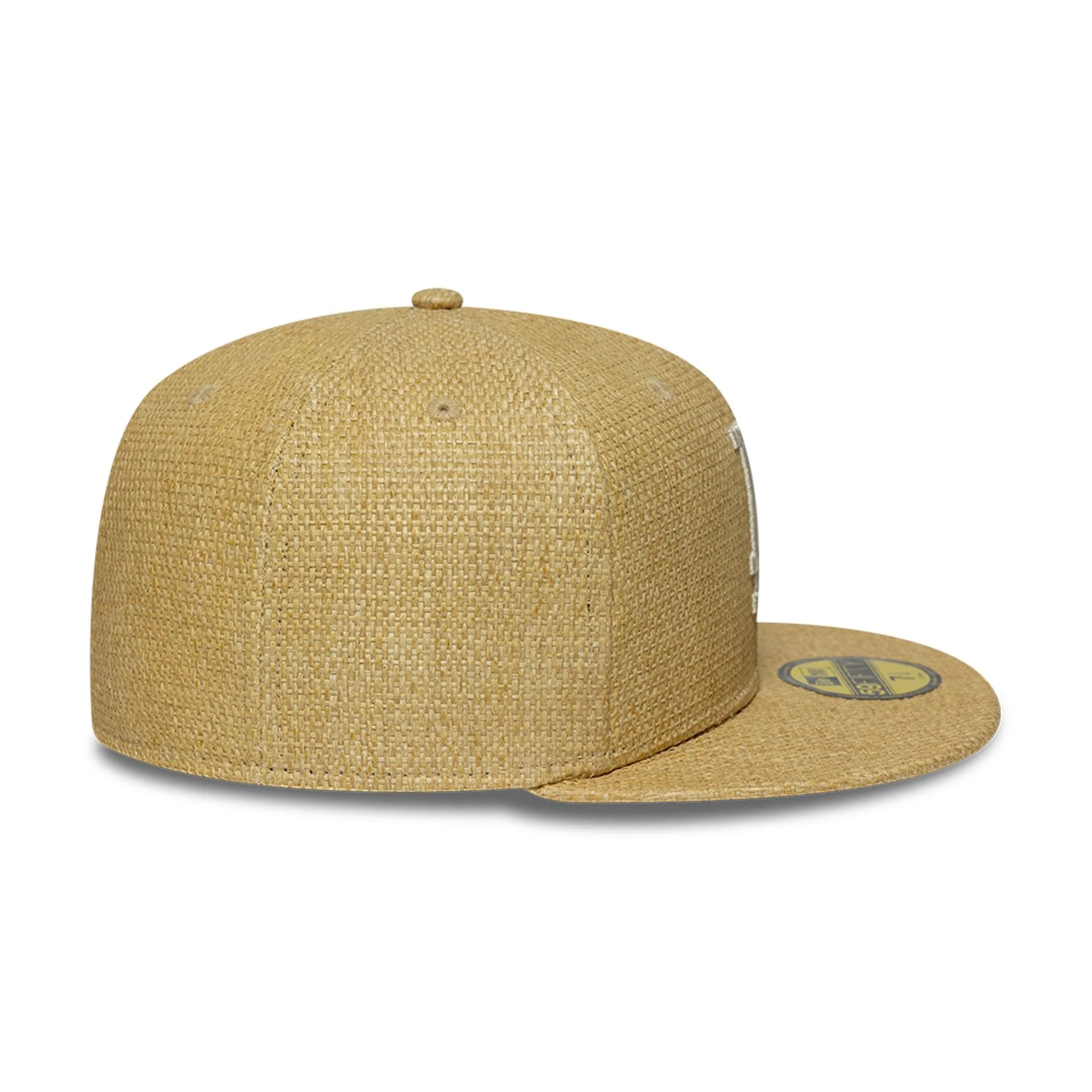 LA Dodgers MLB Straw Beige 59FIFTY Fitted Cap - Image 7