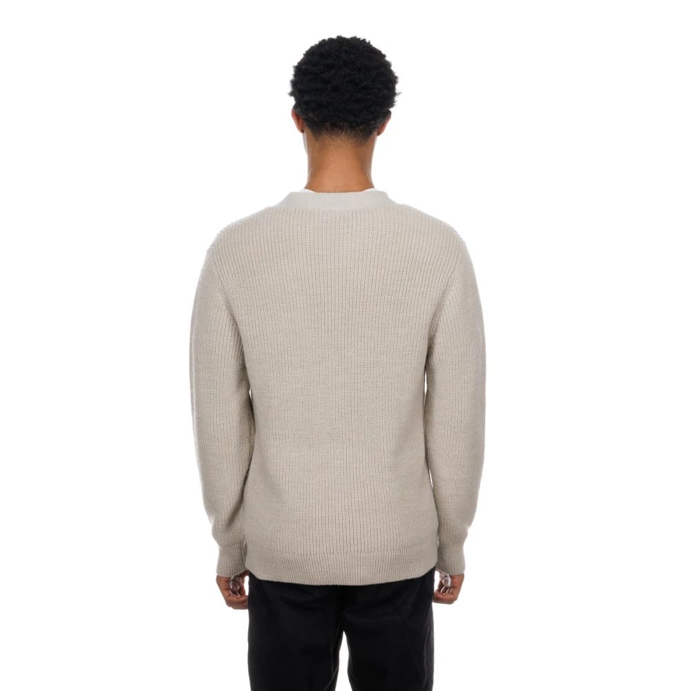 LA Dodgers MLB Throwback Prep Light Beige Cardigan - Image 2