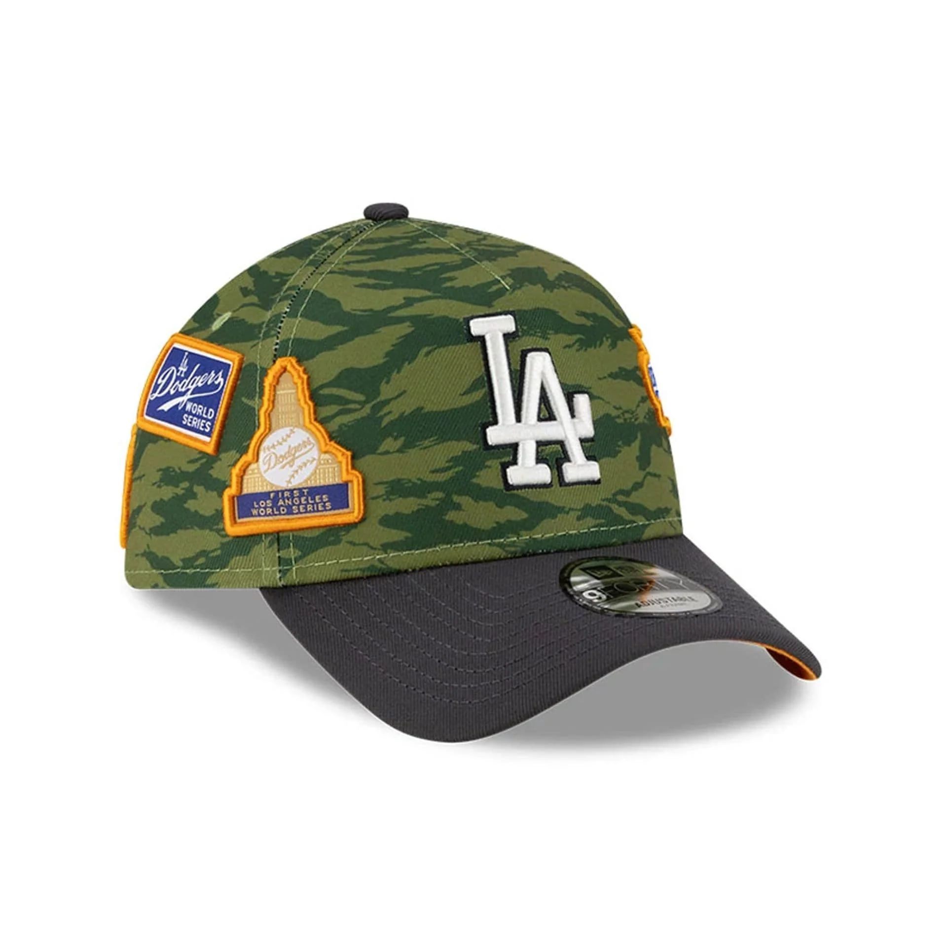 LA Dodgers MLB Tiger Camo Green 9FORTY A-Frame Cap