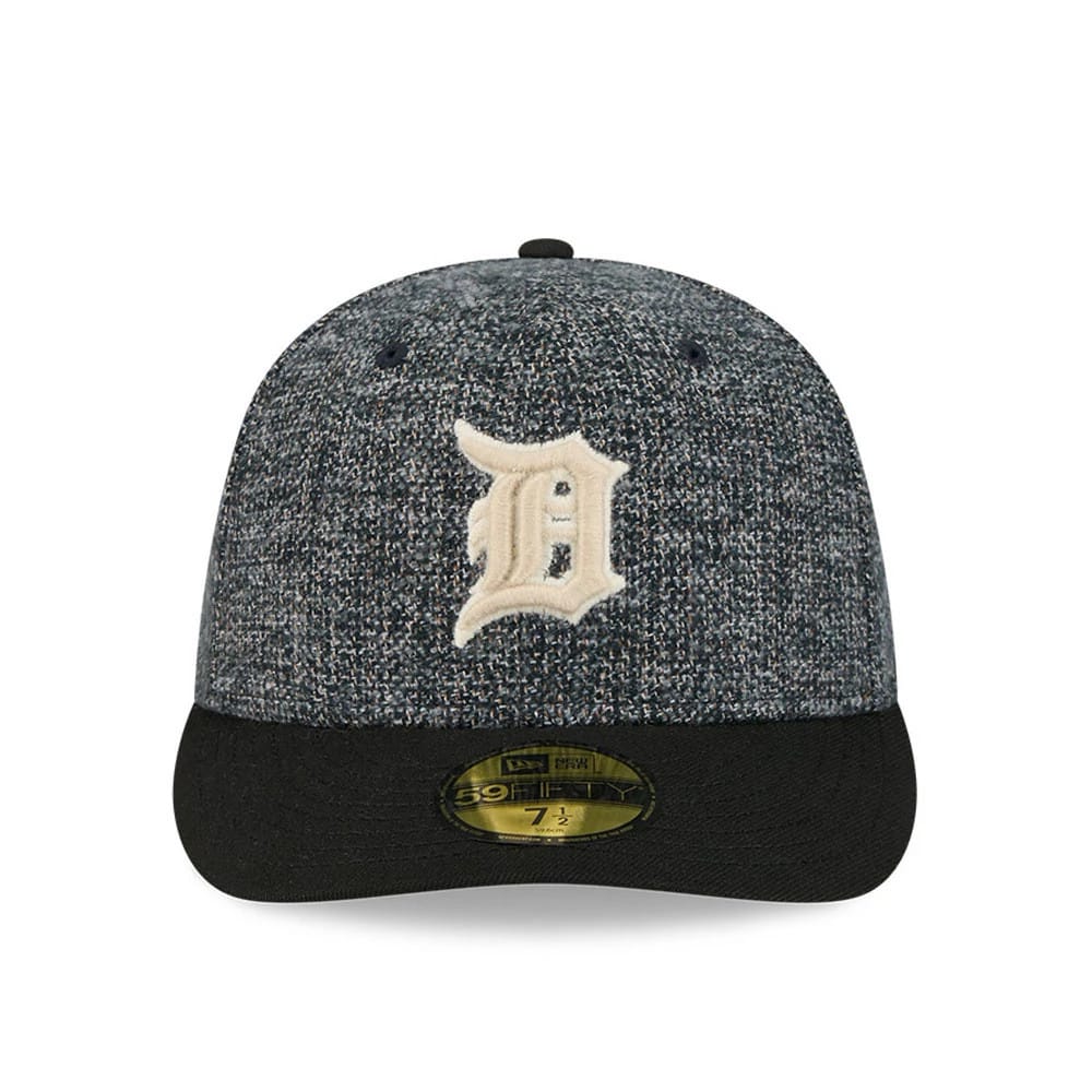 LA Dodgers MLB Tweedy Cotton Black 59FIFTY Fitted Cap - Image 3