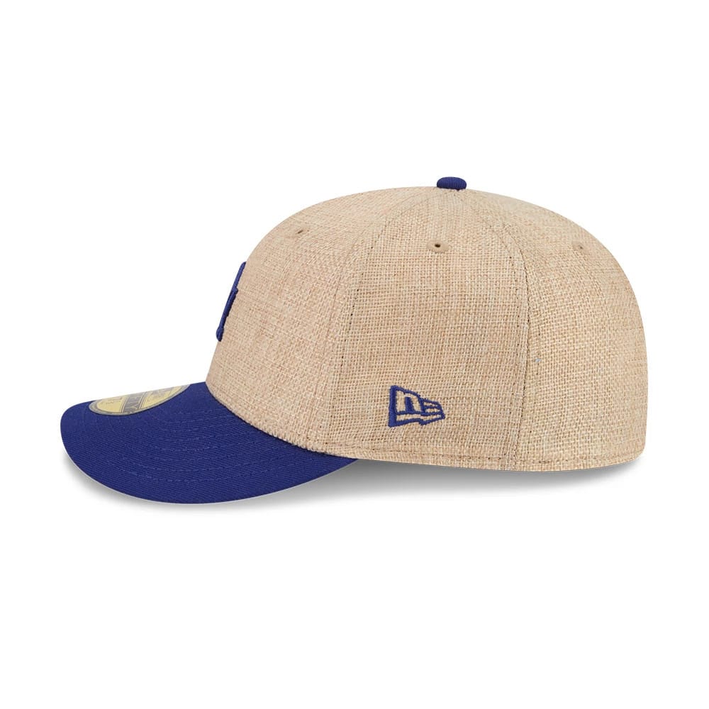 LA Dodgers MLB Twine Dark Blue 59FIFTY Fitted Cap - Image 4