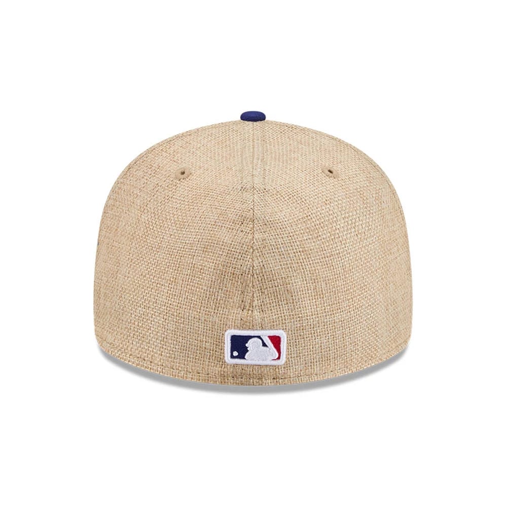 LA Dodgers MLB Twine Dark Blue 59FIFTY Fitted Cap - Image 5