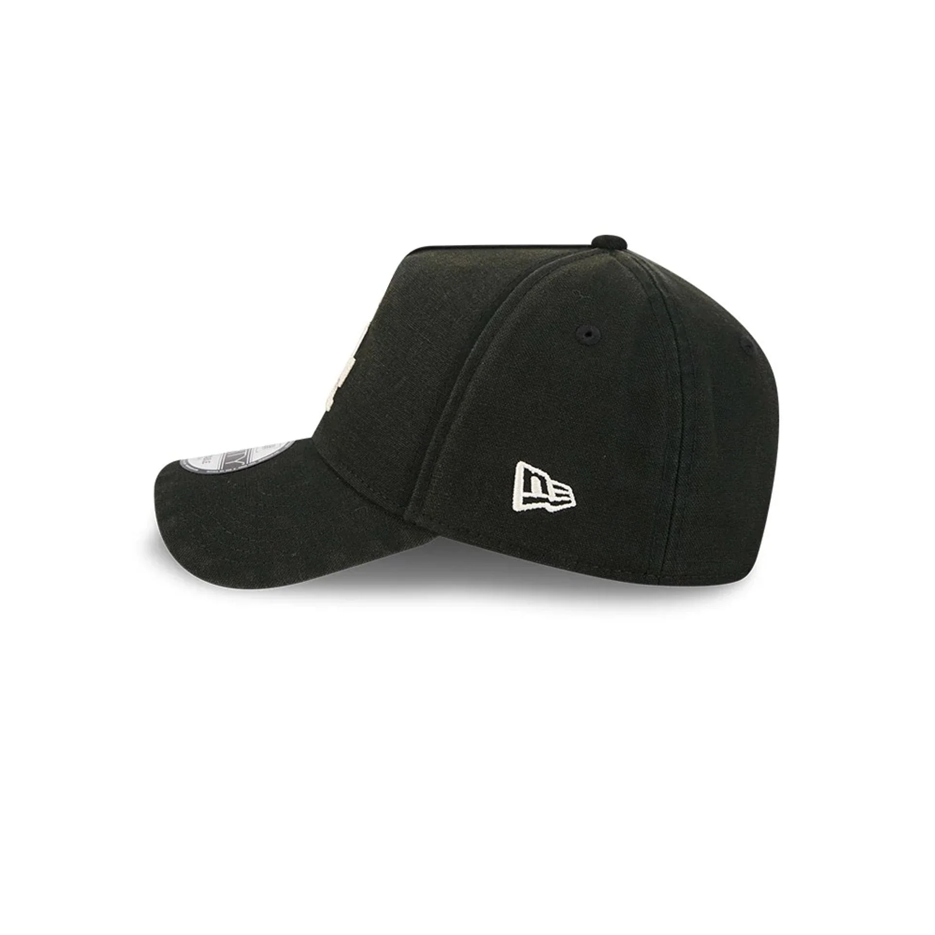 LA Dodgers MLB Washed Canvas Black 9FORTY A-Frame Adjustable Cap - Image 5