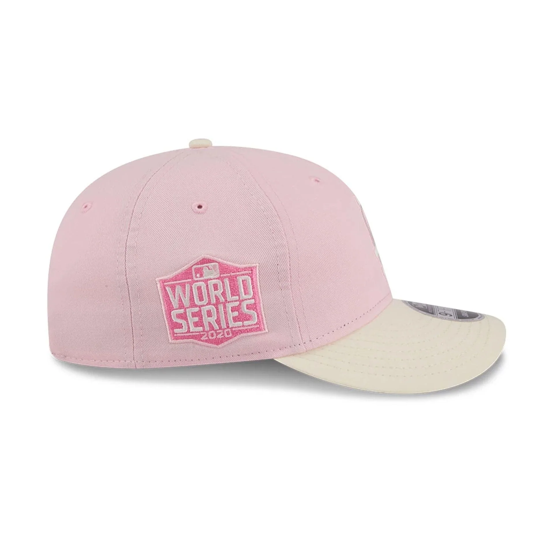 LA Dodgers MLB Washed Tie Dye Pastel Pink 9FIFTY Snapback Adjustable Cap - Image 4