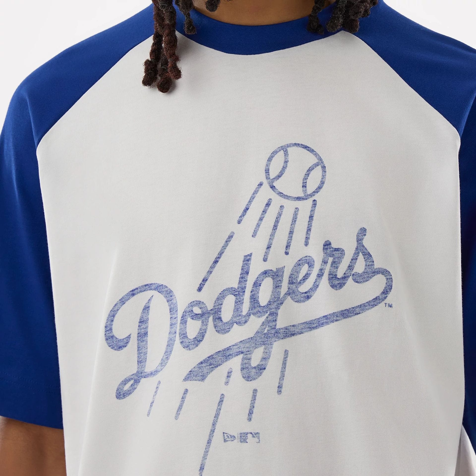 LA Dodgers MLB White Boxy T-Shirt - Image 3