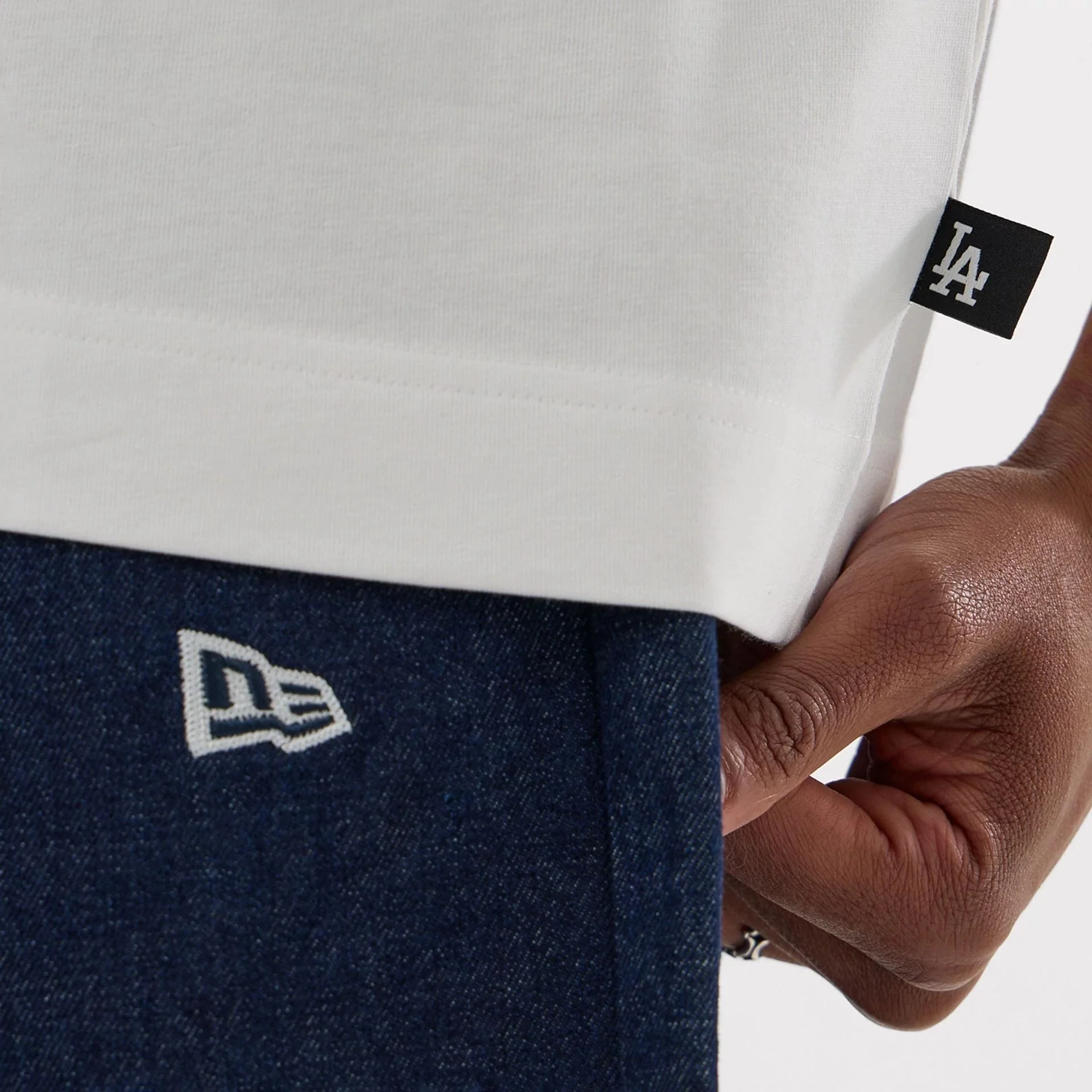 LA Dodgers MLB White Boxy T-Shirt - Image 7