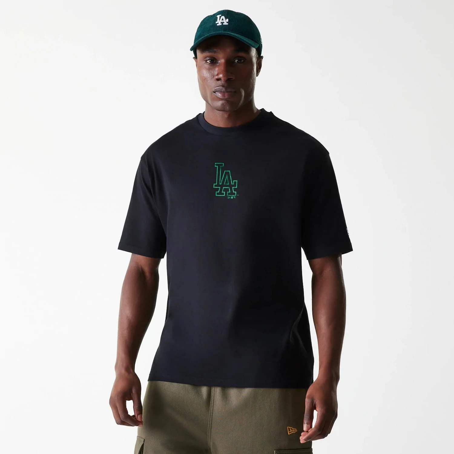 LA Dodgers MLB World Series Black Oversized T-Shirt