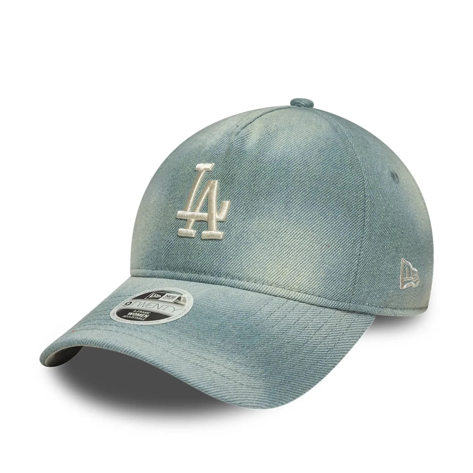 LA Dodgers Womens MLB Denim Light Blue 9TWENTY A-Frame Adjustable Cap