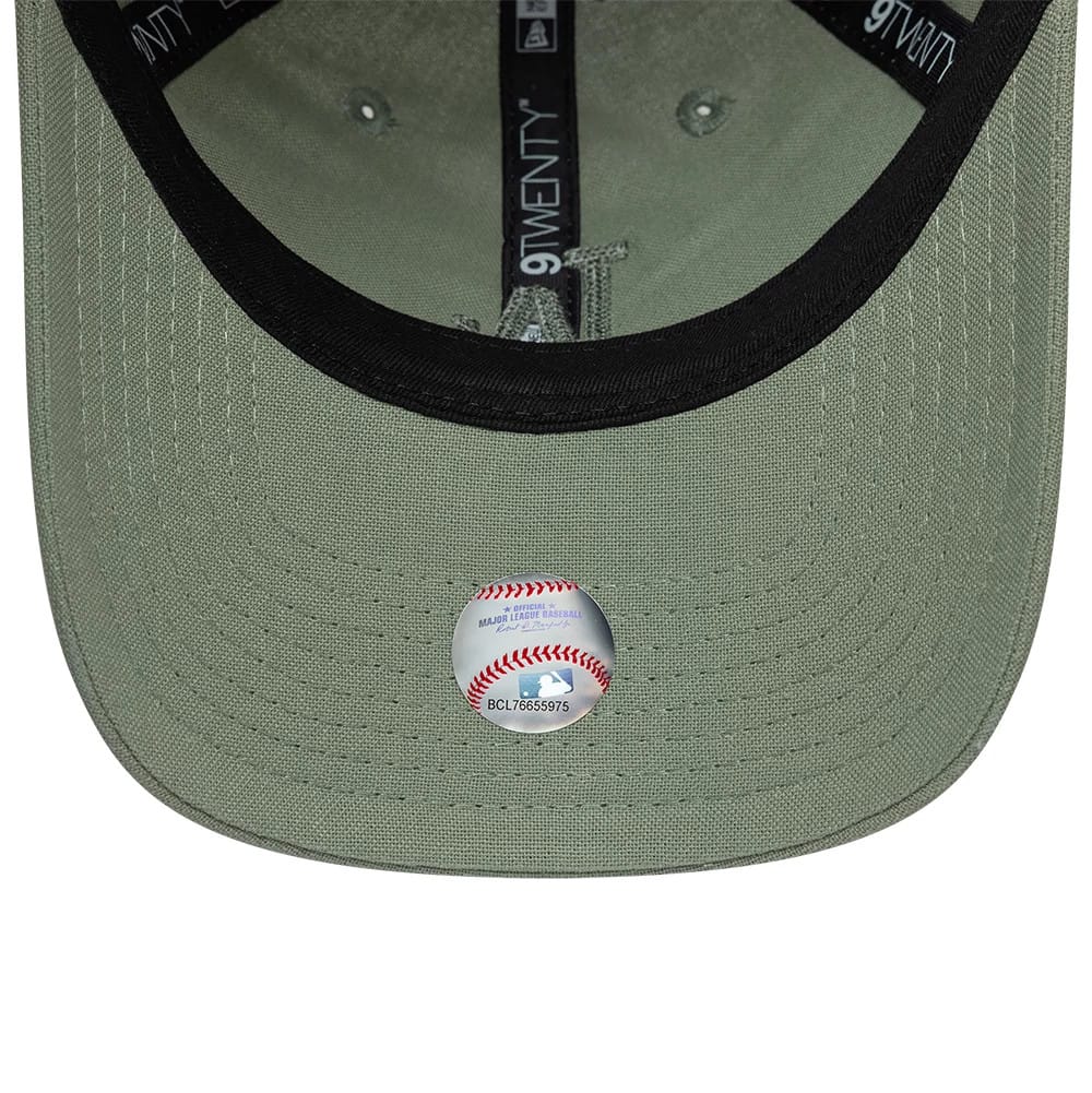 LA Dodgers Womens MLB Linen Pastel Green 9TWENTY Adjustable Cap - Image 5