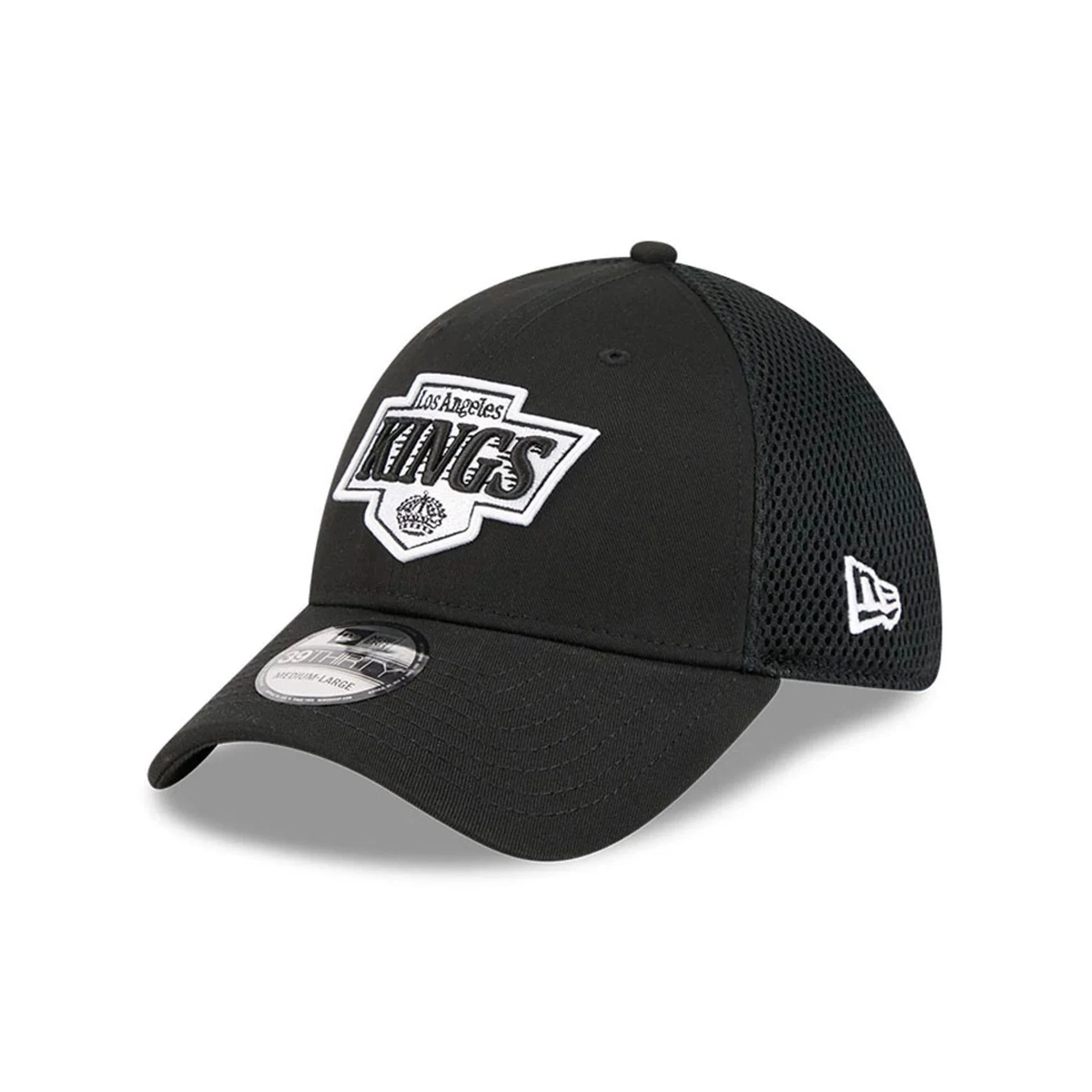 LA Kings NHL Evergreen Neo Black 39THIRTY Stretch Fit Cap