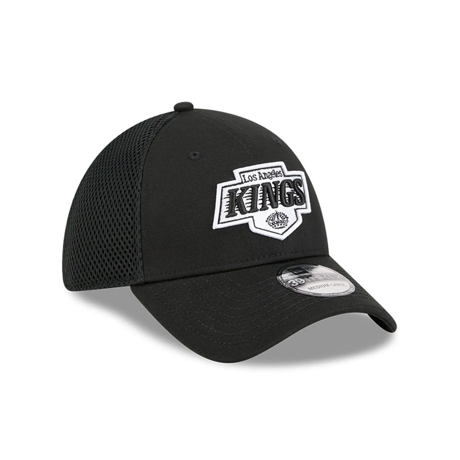 LA Kings NHL Evergreen Neo Black 39THIRTY Stretch Fit Cap - Image 4