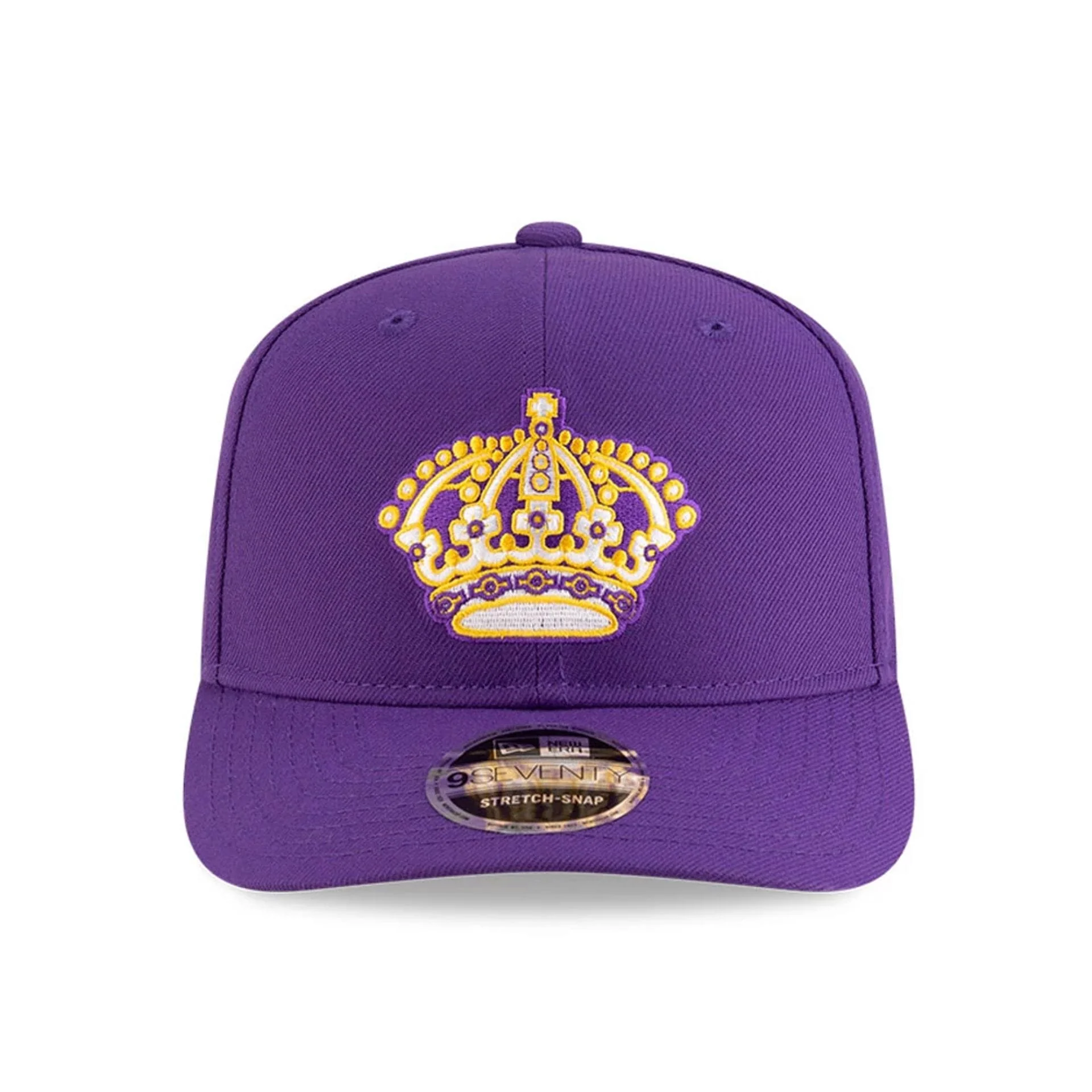 LA Kings NHL Team Purple 9SEVENTY Stretch Snap Adjustable Cap - Image 3